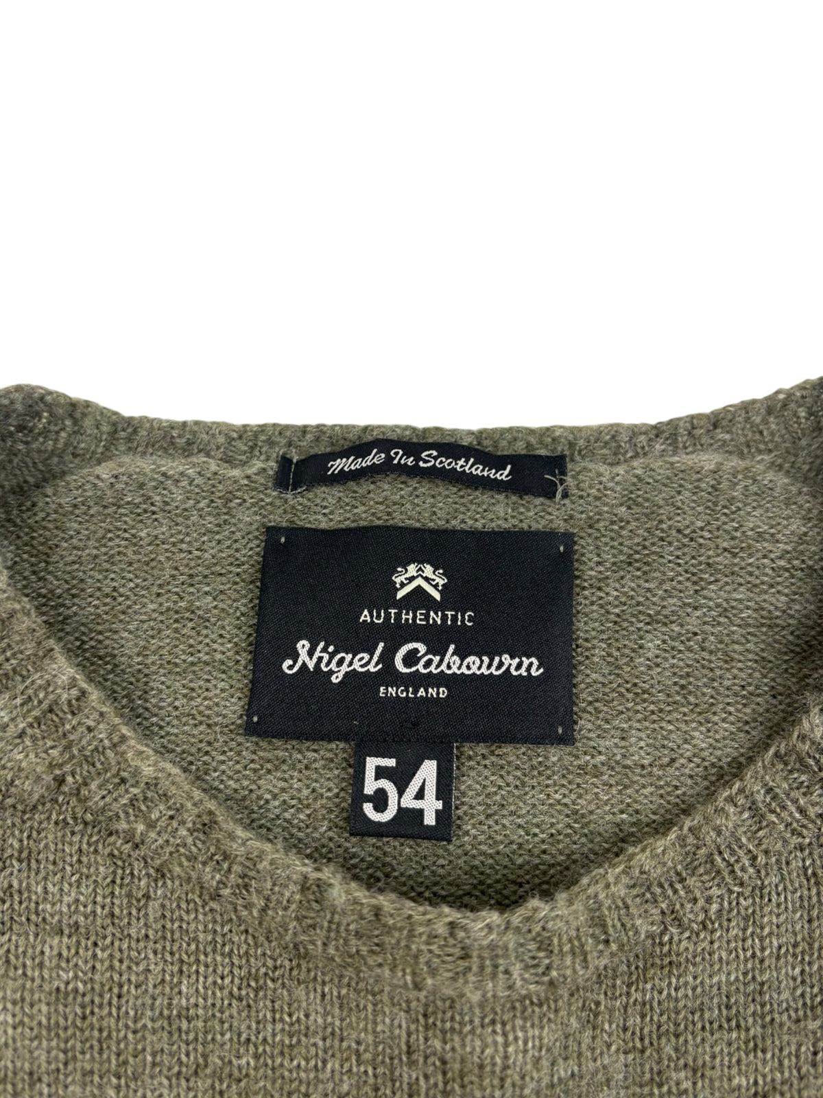 Nigel Cabourn Authentic Wool Knit Jumper