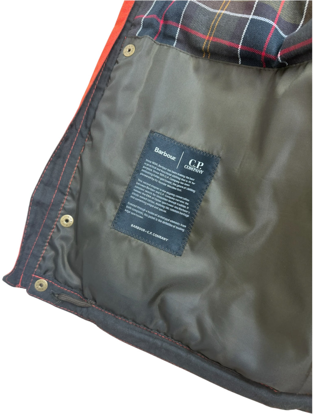 Barbour x C.P. Company Creel Waxed Goggle Jacket