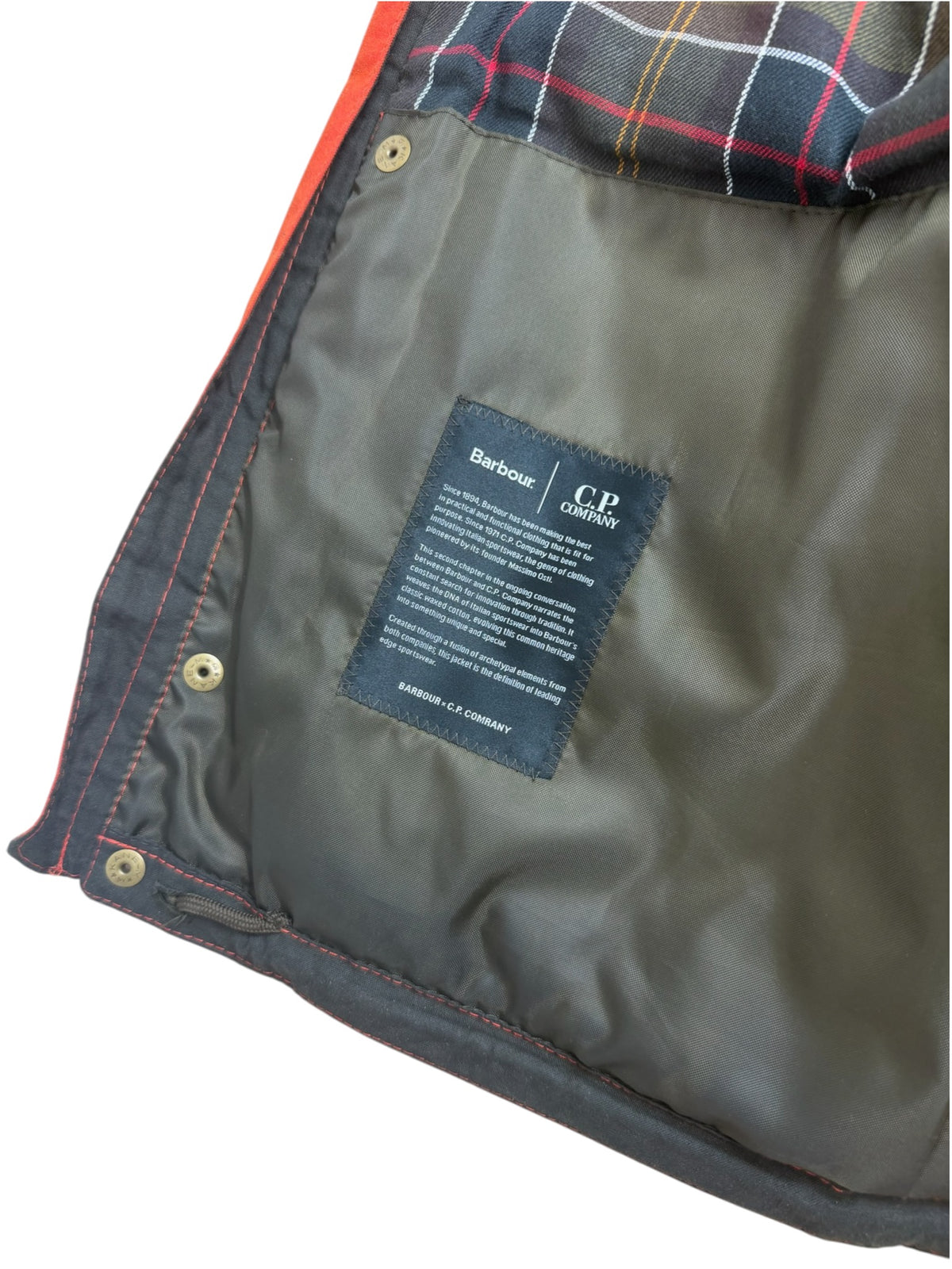 Barbour x C.P. Company Creel Waxed Goggle Jacket