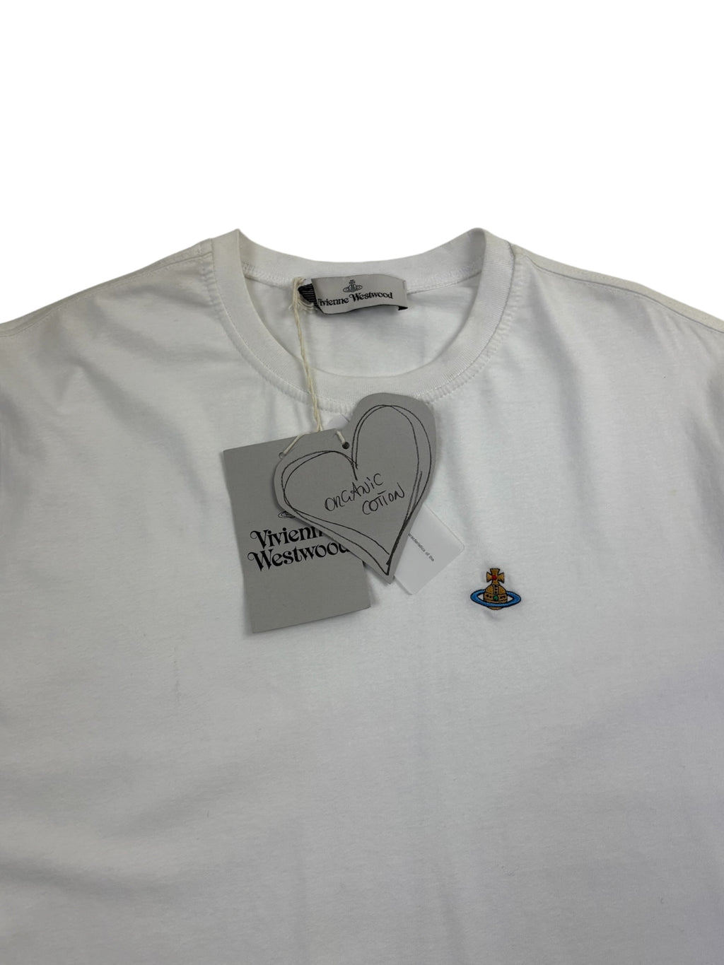 Vivienne Westwood White Classic Orb T-Shirt