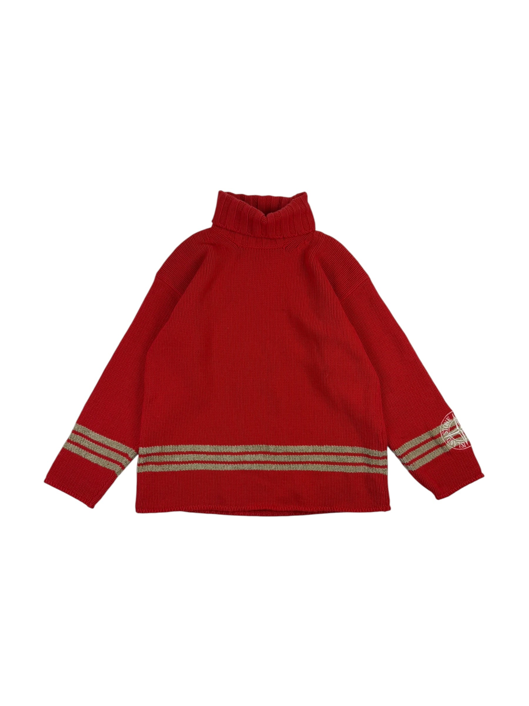 Stone Island AW96 Compass Roll Neck Knit