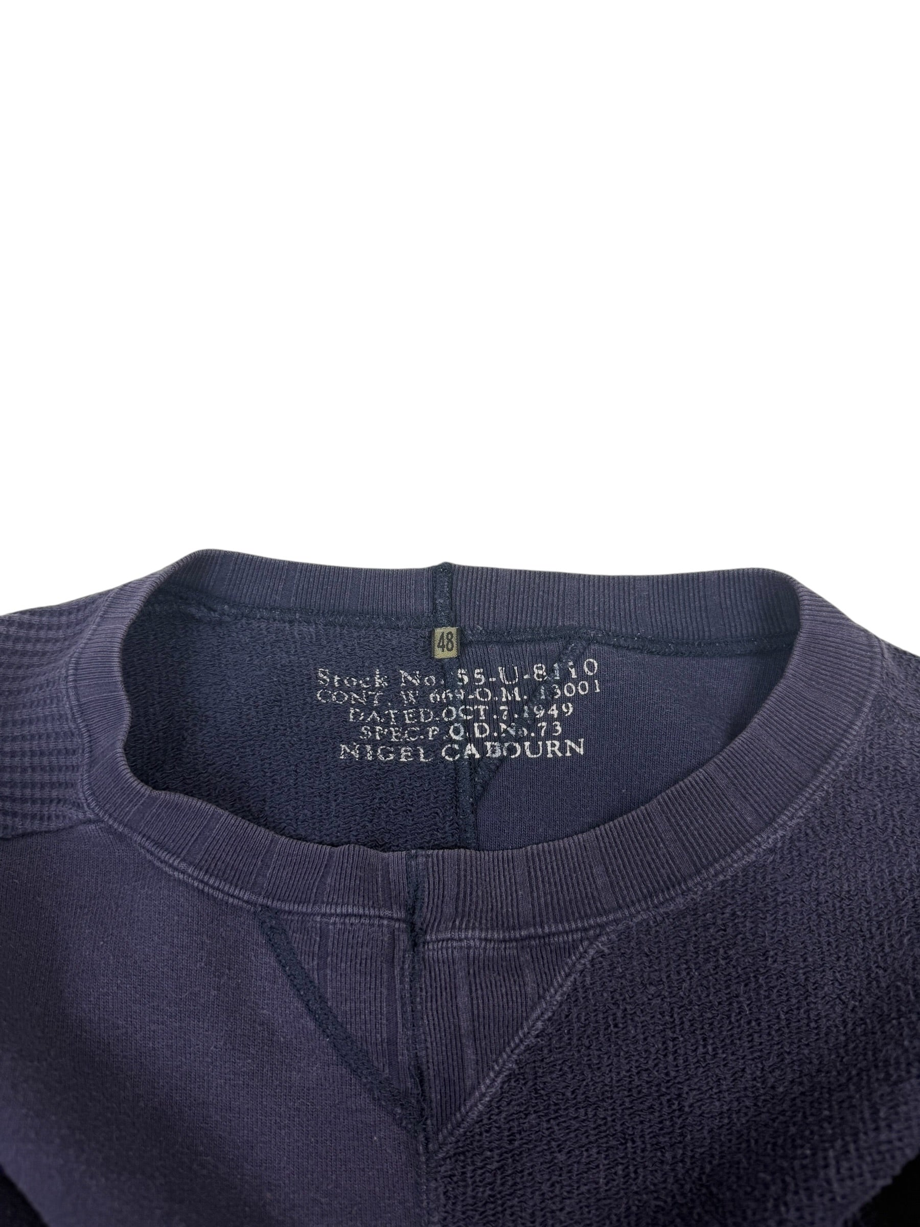 Nigel Cabourn Mainline Army Crew Sweatshirt