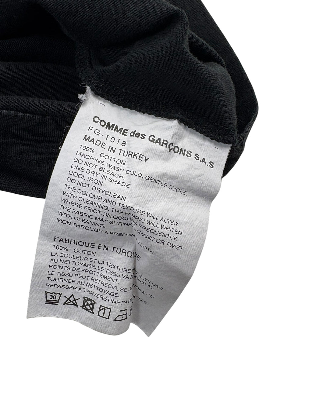 Comme Des Garçons SHIRT Black T-Shirt