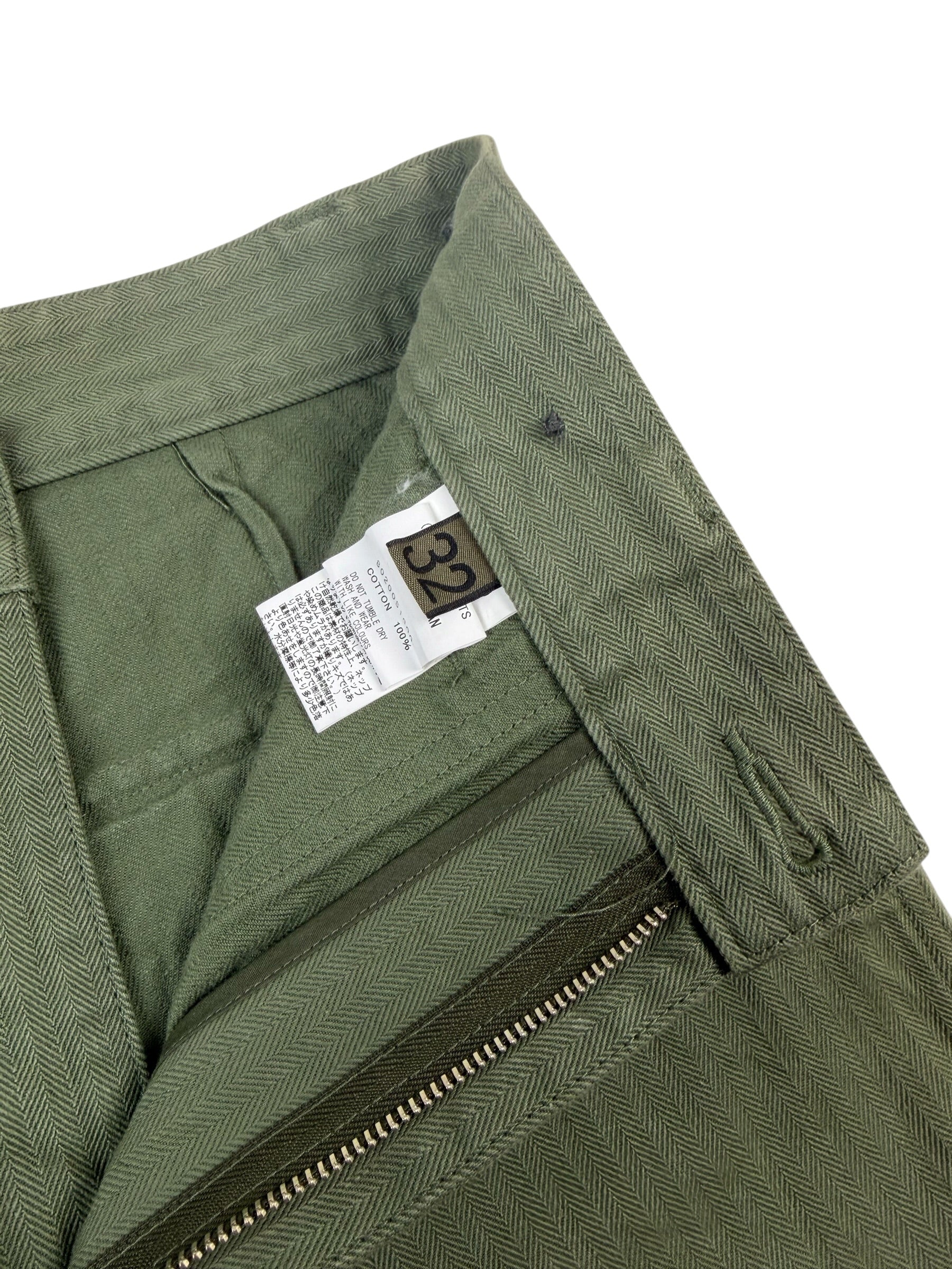 Nigel Cabourn Mainline Herringbone Utility Shorts
