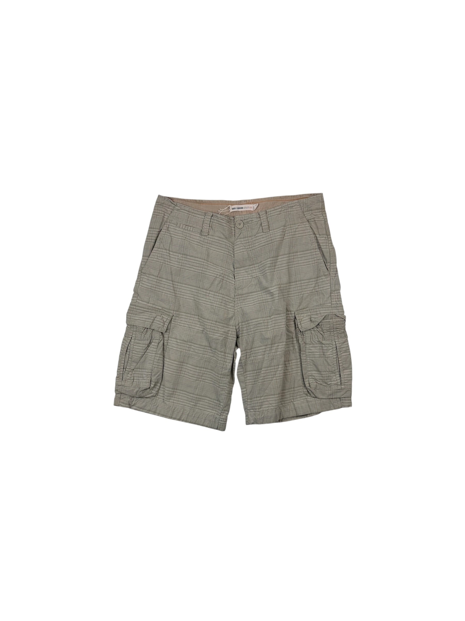 Nigel Cabourn Utility Check Cargo Shorts