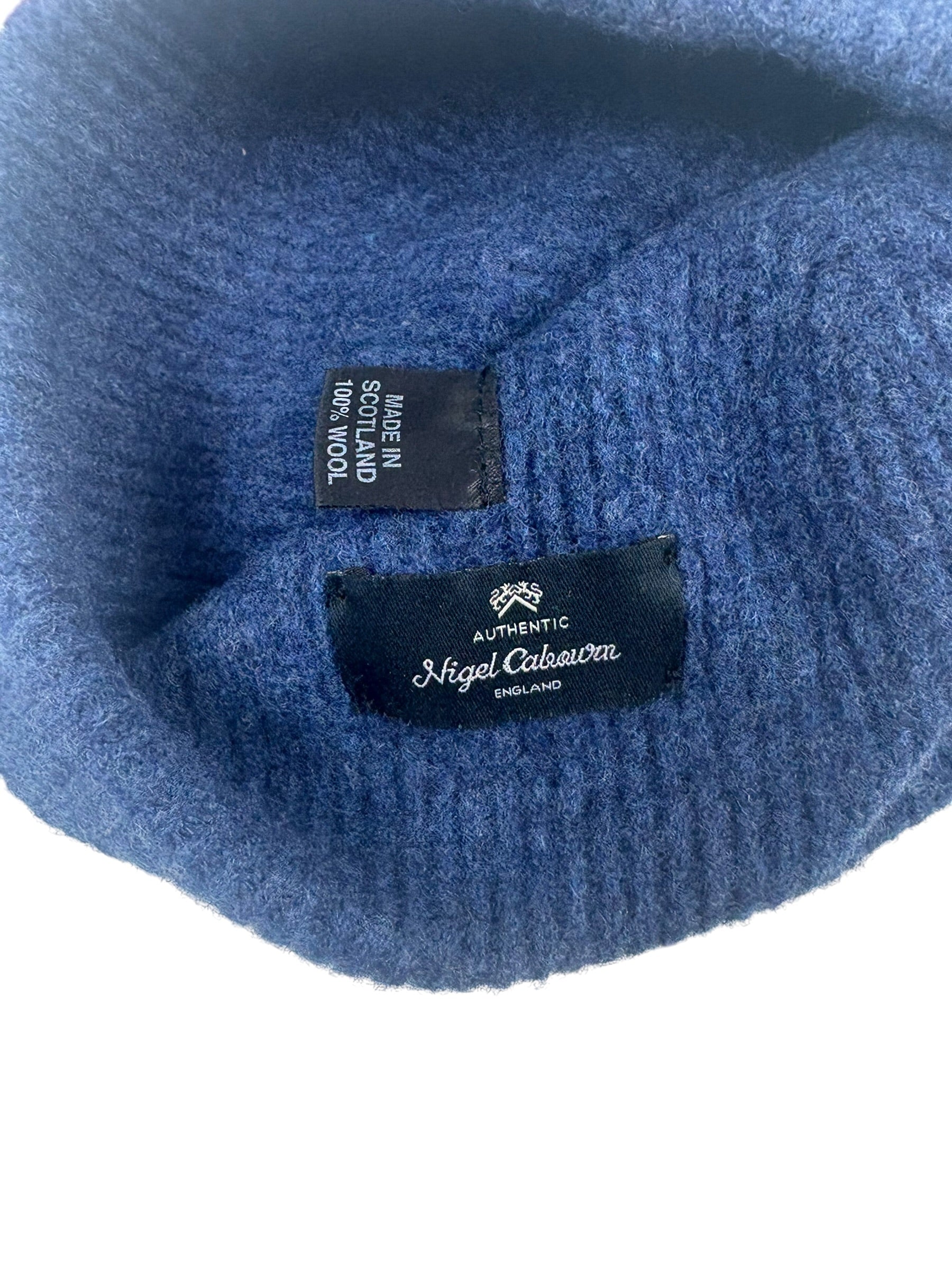Nigel Cabourn Authentic Denim Blue Solid Beanie – RE:BOURN