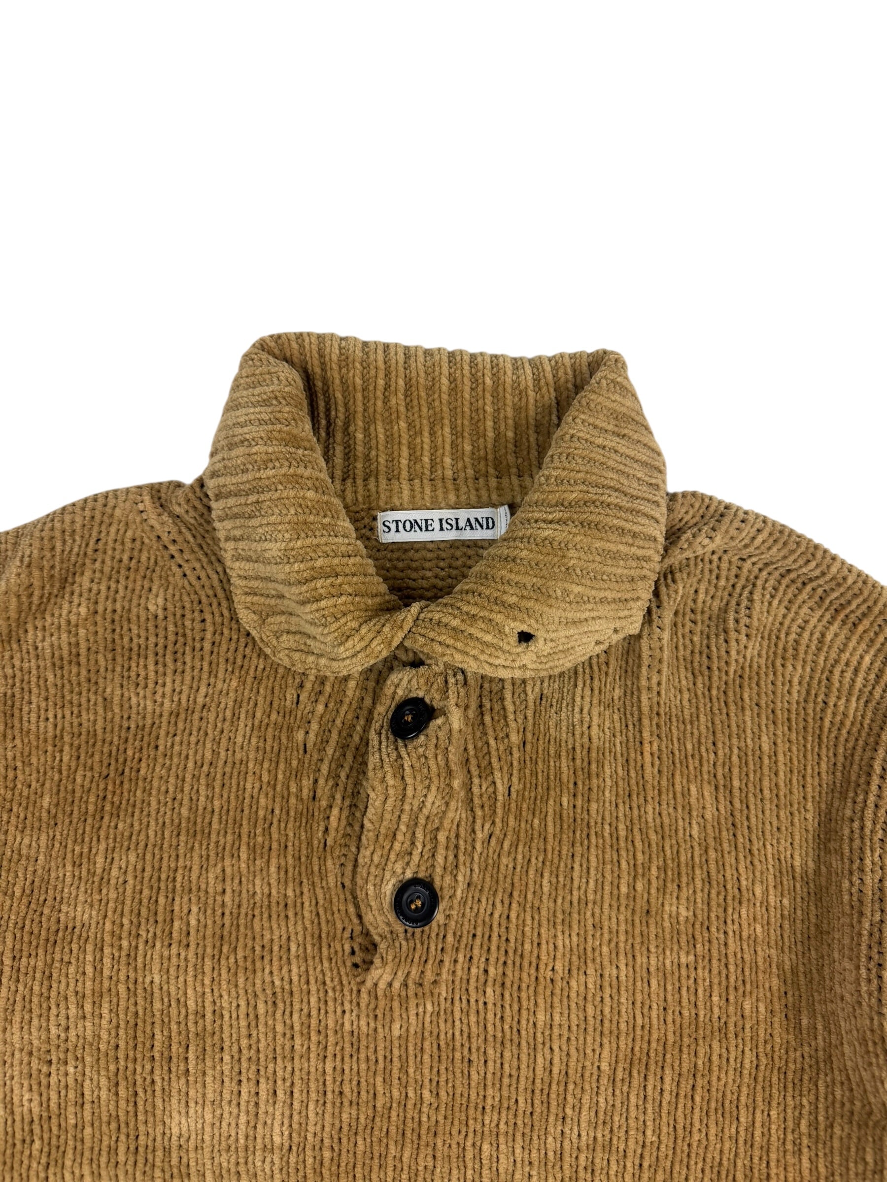 Stone Island AW98 Chenille Button Knit