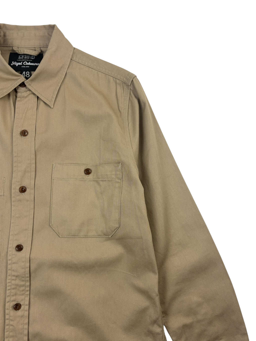 Nigel Cabourn Lybro Beige Joe’s Shirt