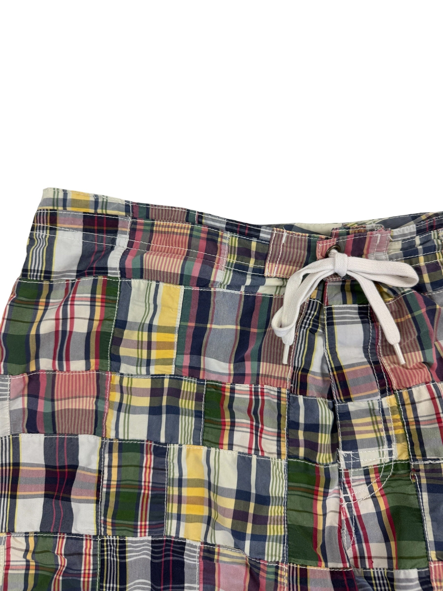 Polo Ralph Lauren Patchwork Madras Swim Trunks