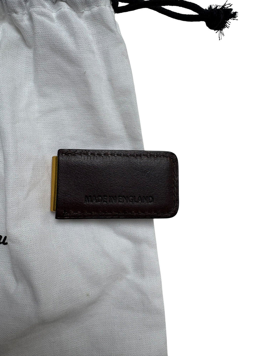 Nigel Cabourn England Leather Money Clip