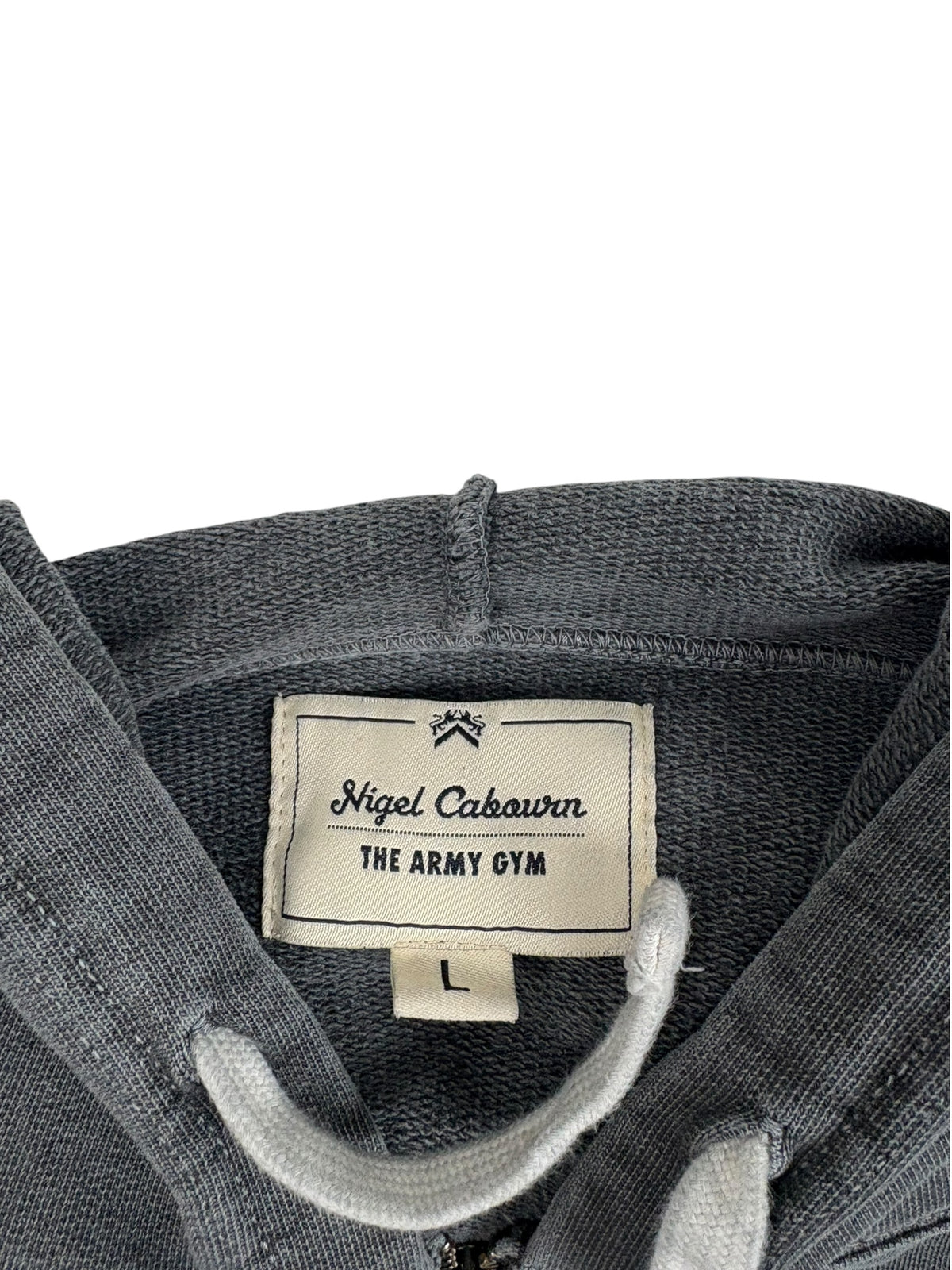 Nigel Cabourn Army Gym Zip Up Hoodie