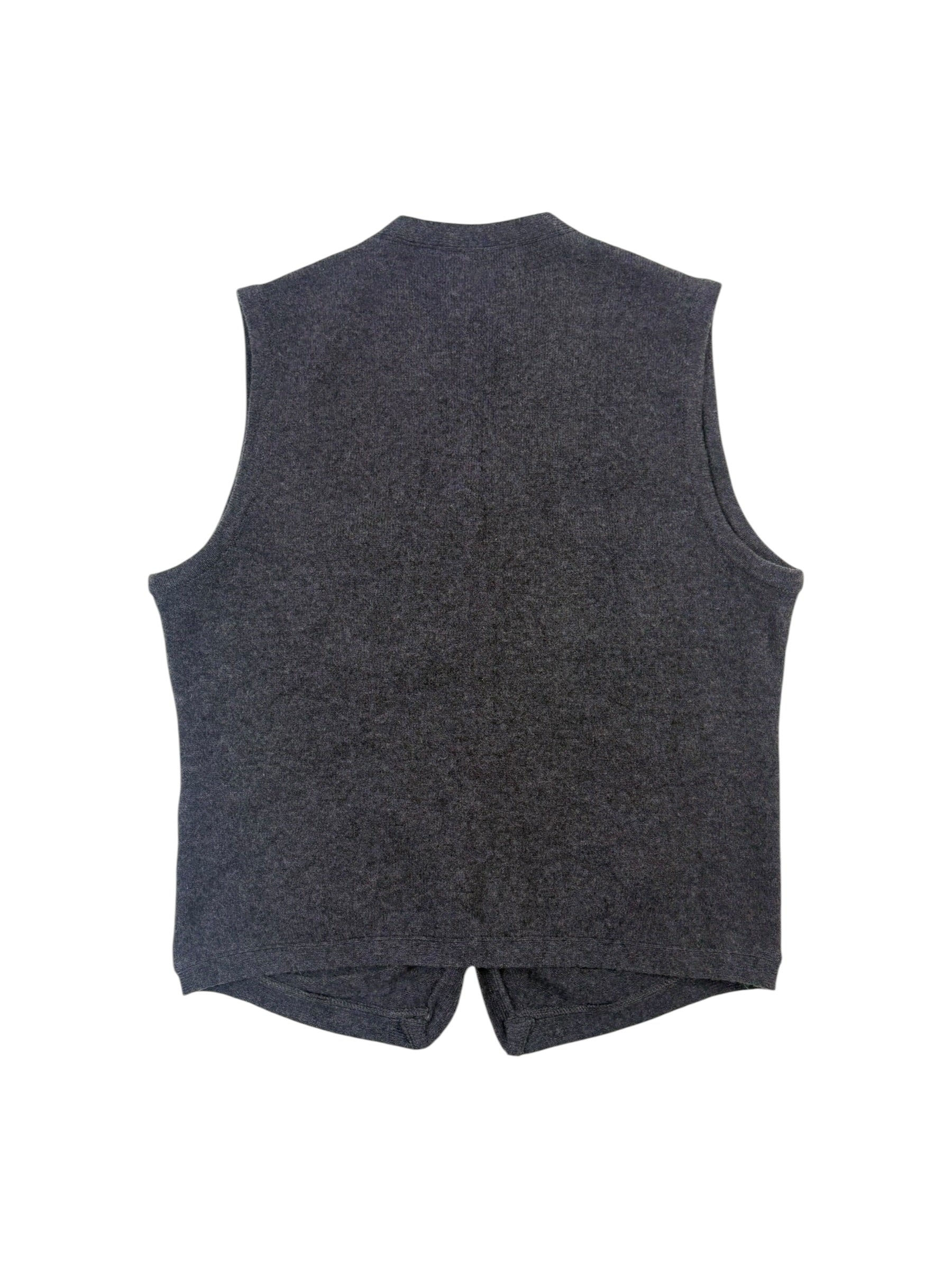 Nigel Cabourn Authentic 4-Pocket Wool Knit Waistcoat