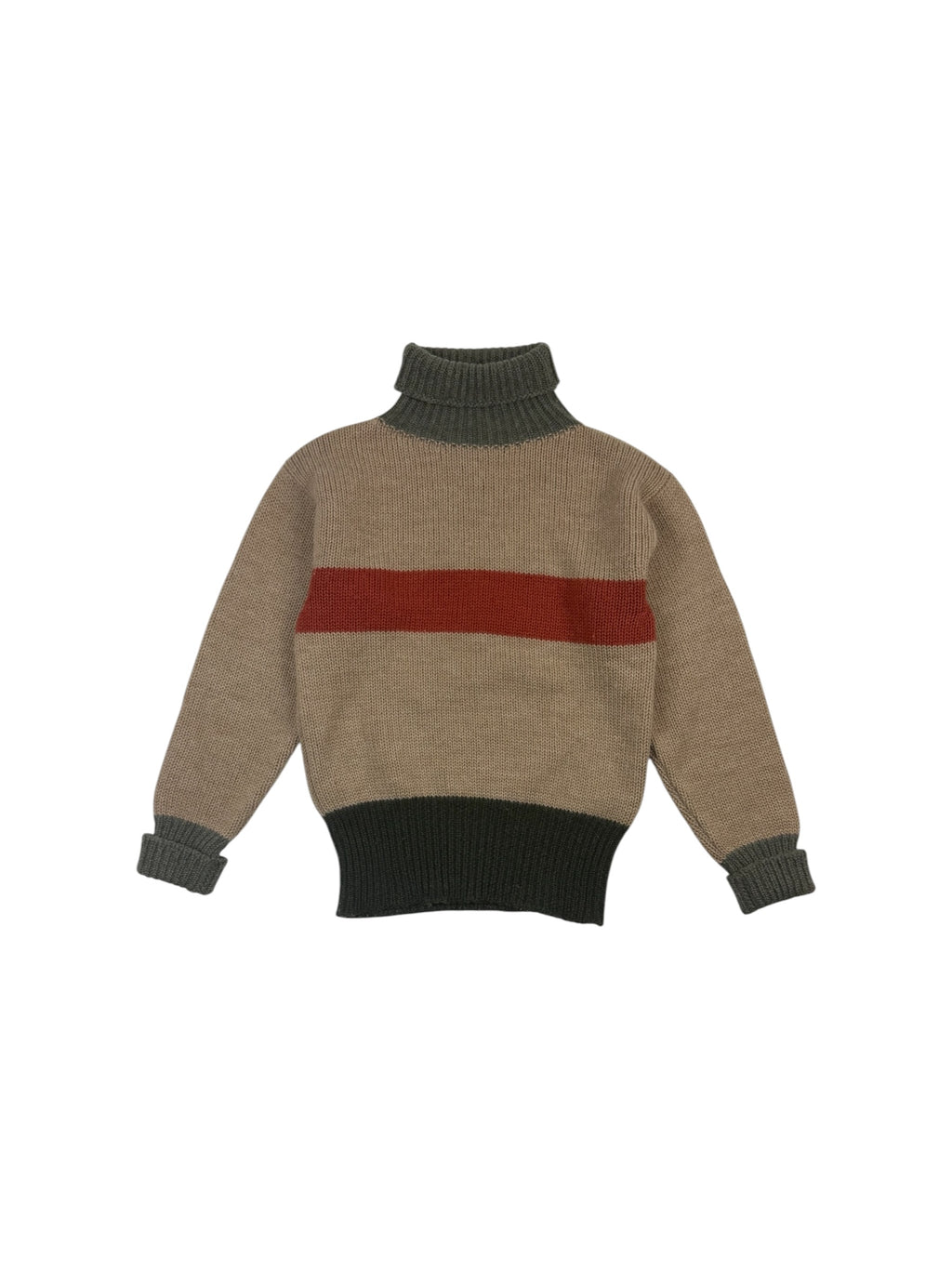 Nigel Cabourn Authentic Wool Roll Neck Knit
