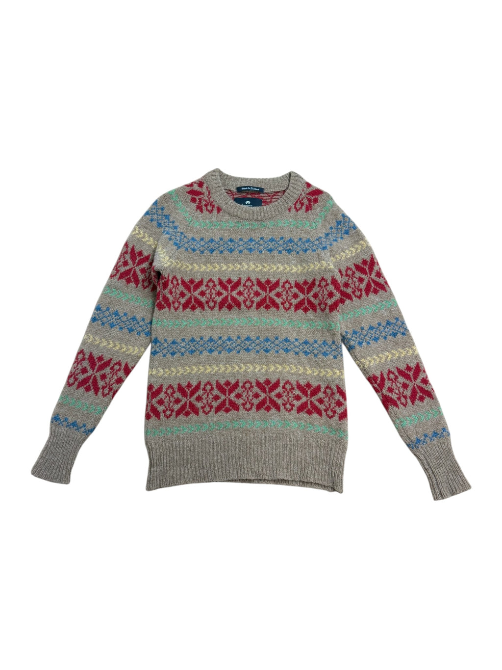 Nigel Cabourn Authentic Fair Isle Knit Sweater