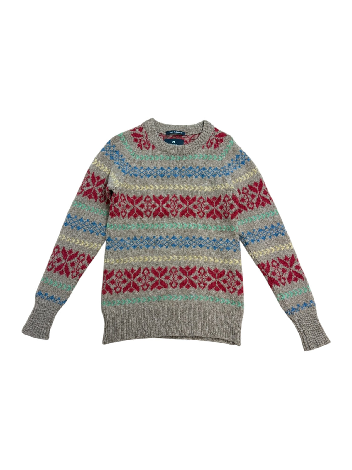 Nigel Cabourn Authentic Fair Isle Knit Sweater
