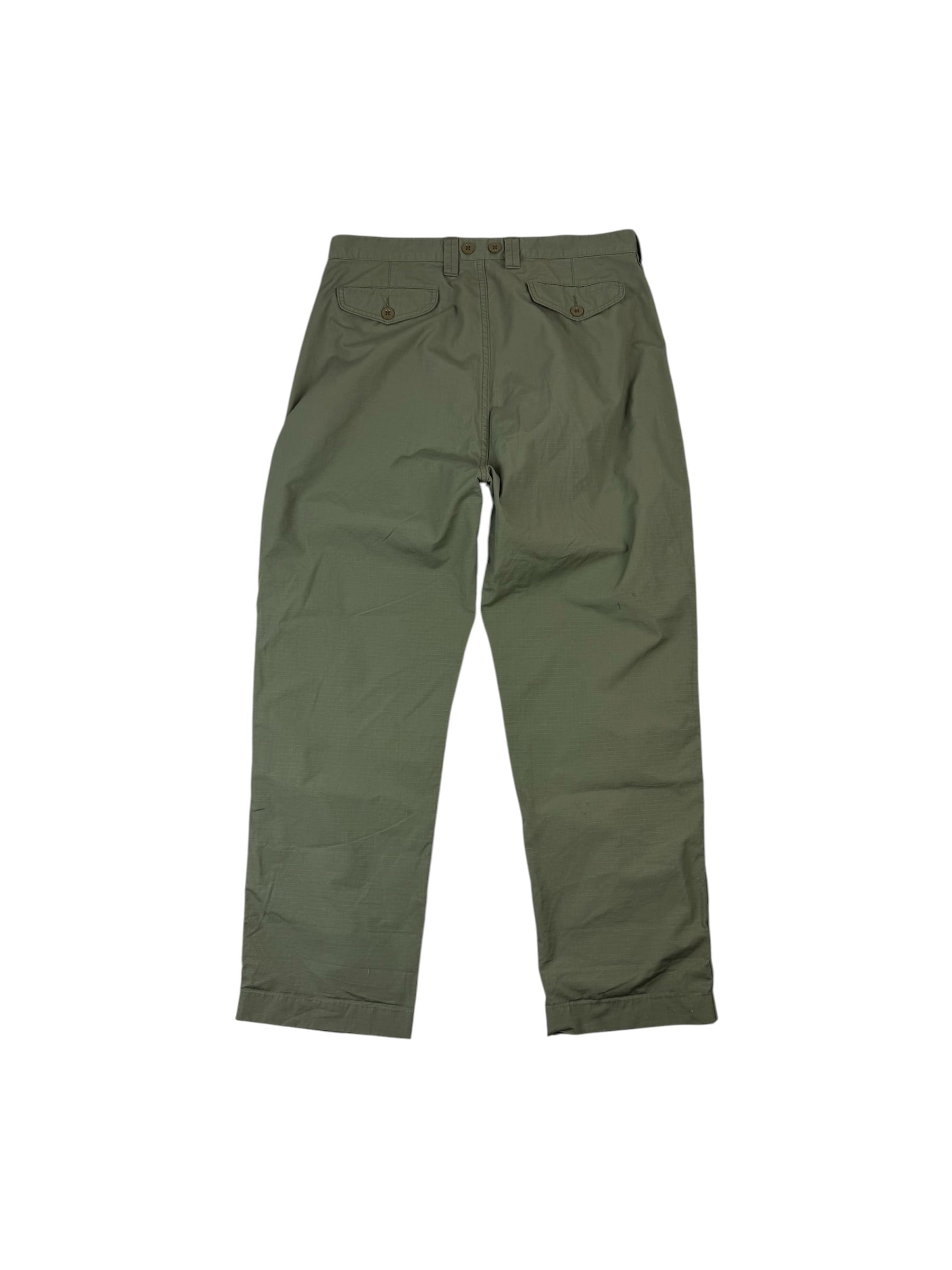 Nigel Cabourn Lybro Pleated Chino Trousers