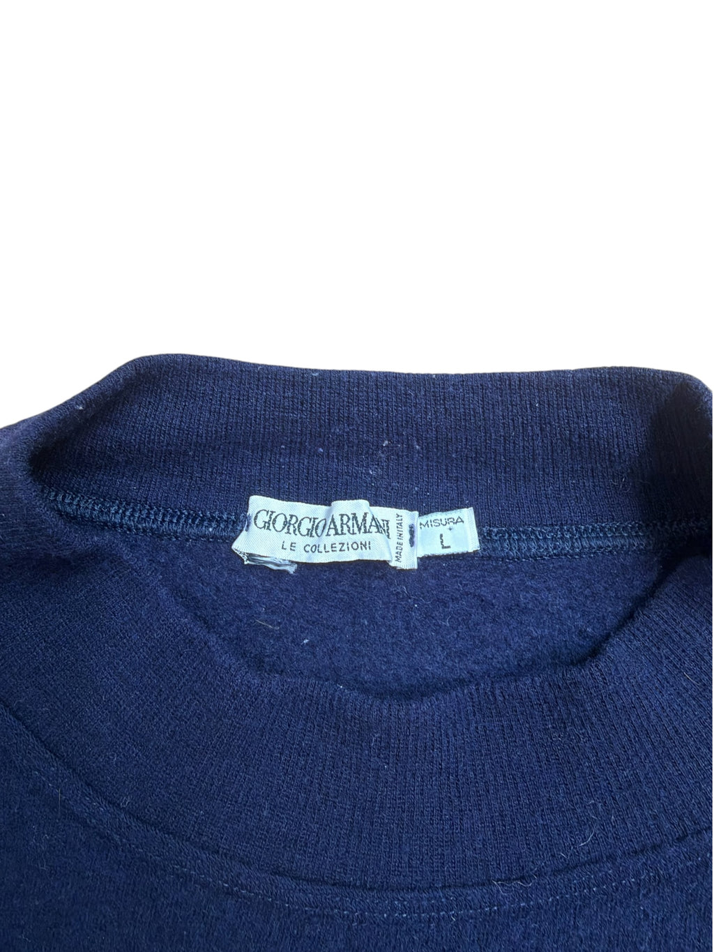 Giorgio Armani 90s Wool Pocket Sweater