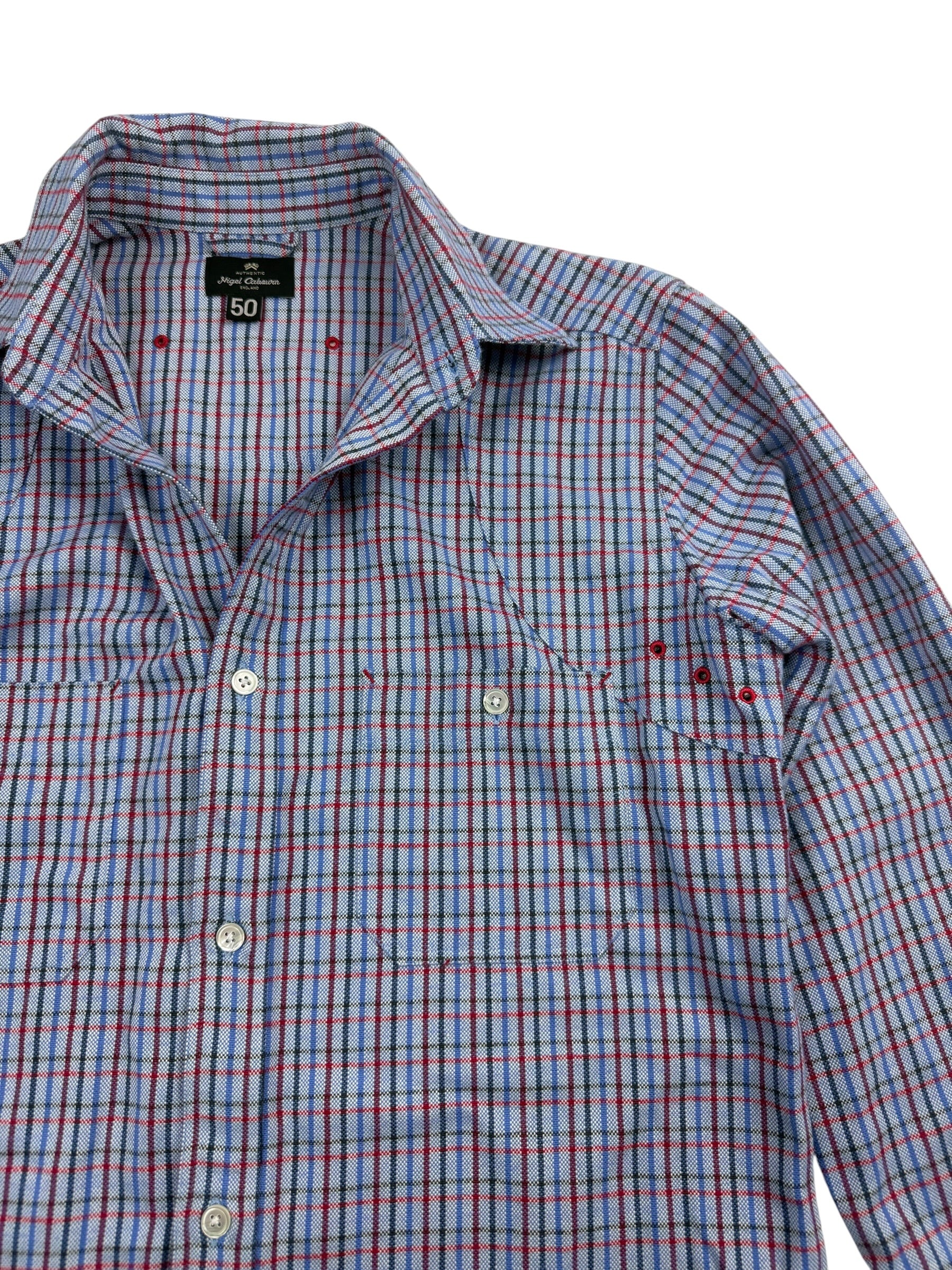 Nigel Cabourn Authentic Check Medical Shirt