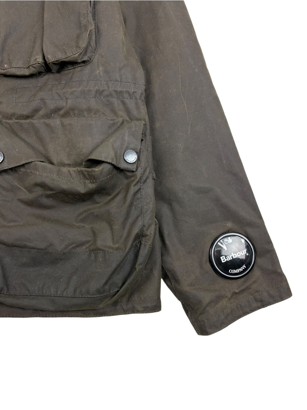 Barbour x C.P. Company Creel Waxed Goggle Jacket