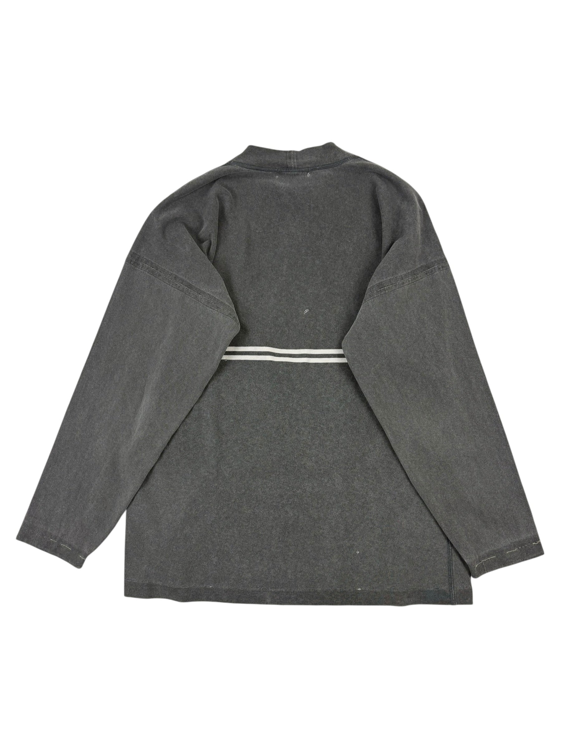 Stone Island 1980s Stripe Mock Neck Sweater
