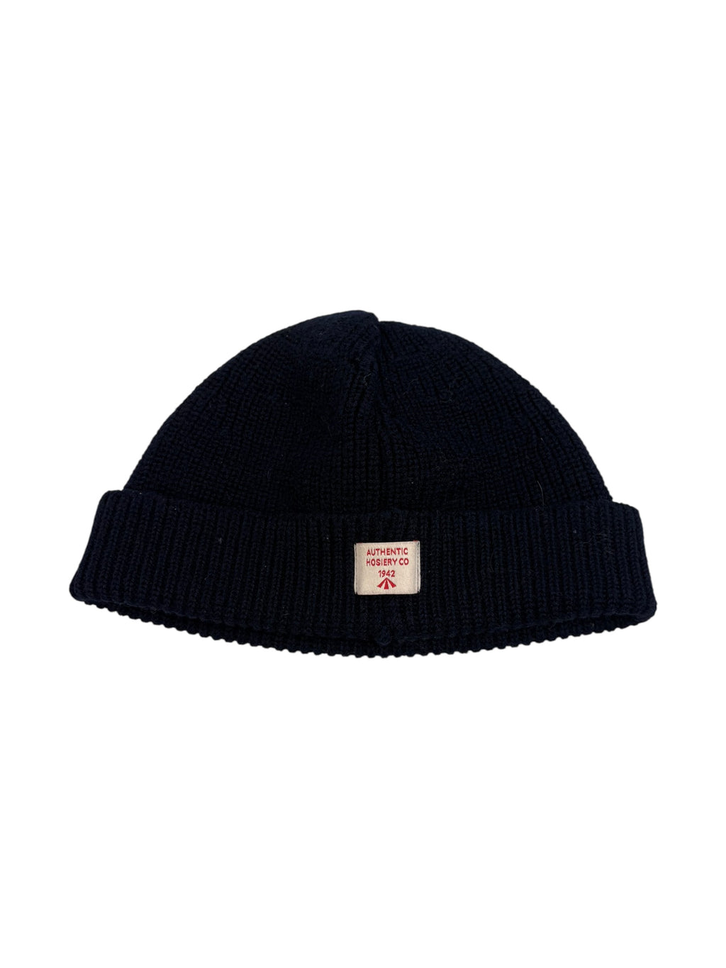 Nigel Cabourn Authentic Navy Solid Beanie