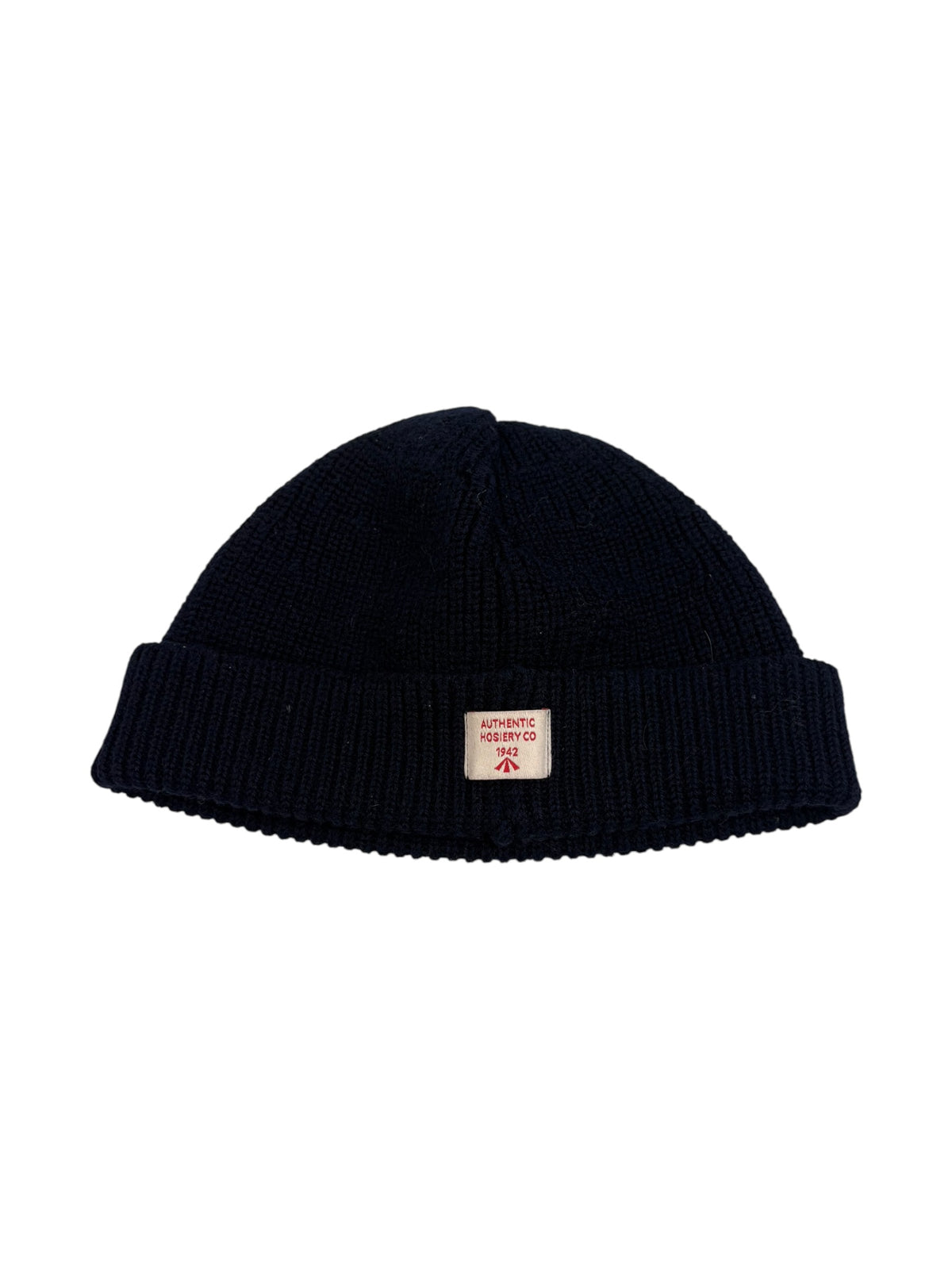 Nigel Cabourn Authentic Navy Solid Beanie
