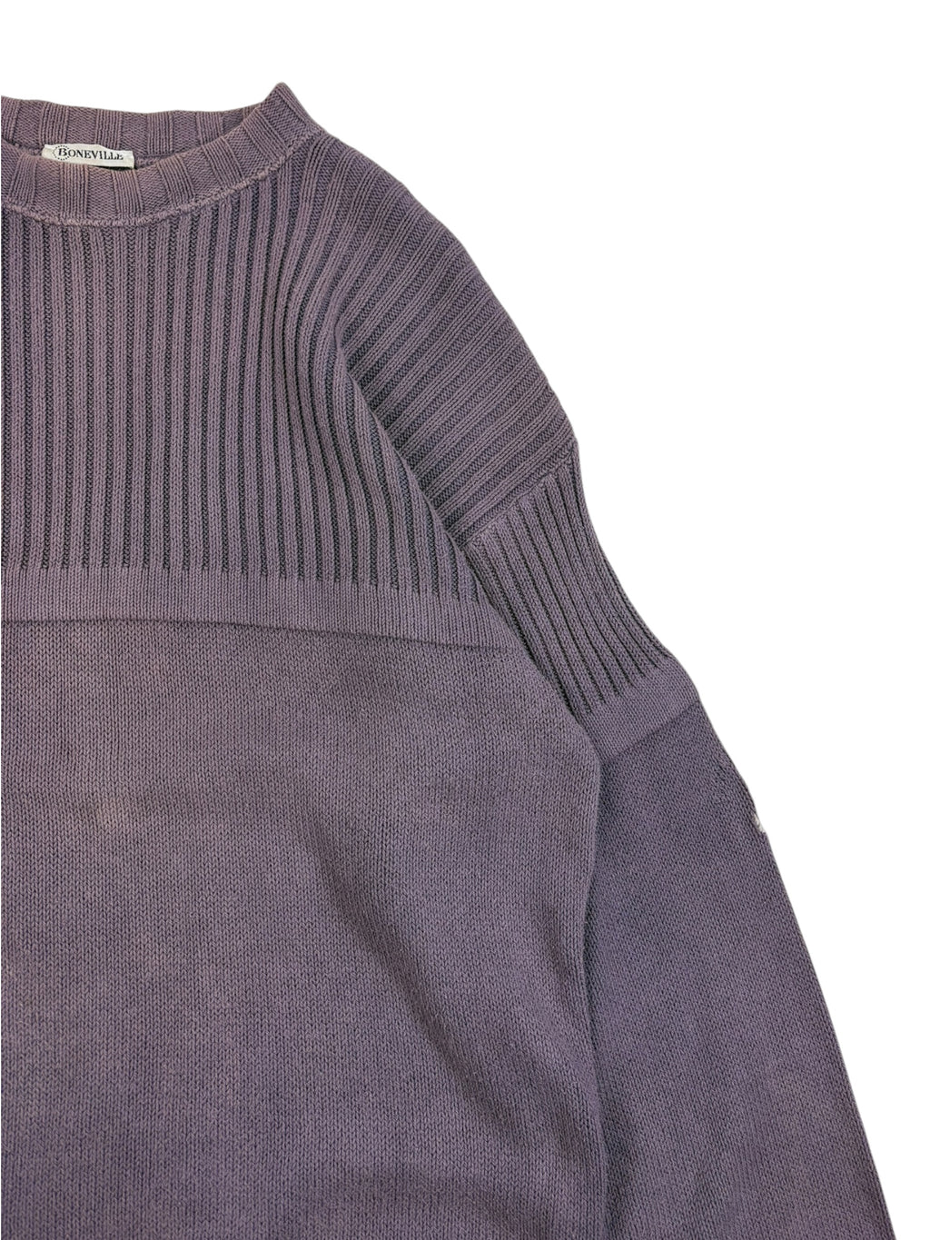 Boneville SS88 Naval Ribbed Knit Jumper
