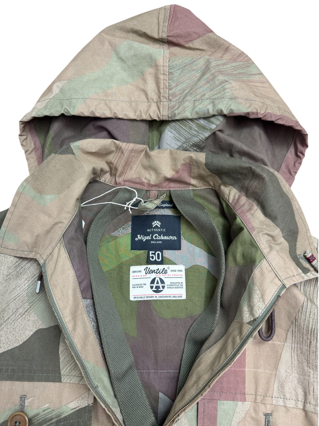 Nigel Cabourn Authentic Ventile Camo Mountain Smock