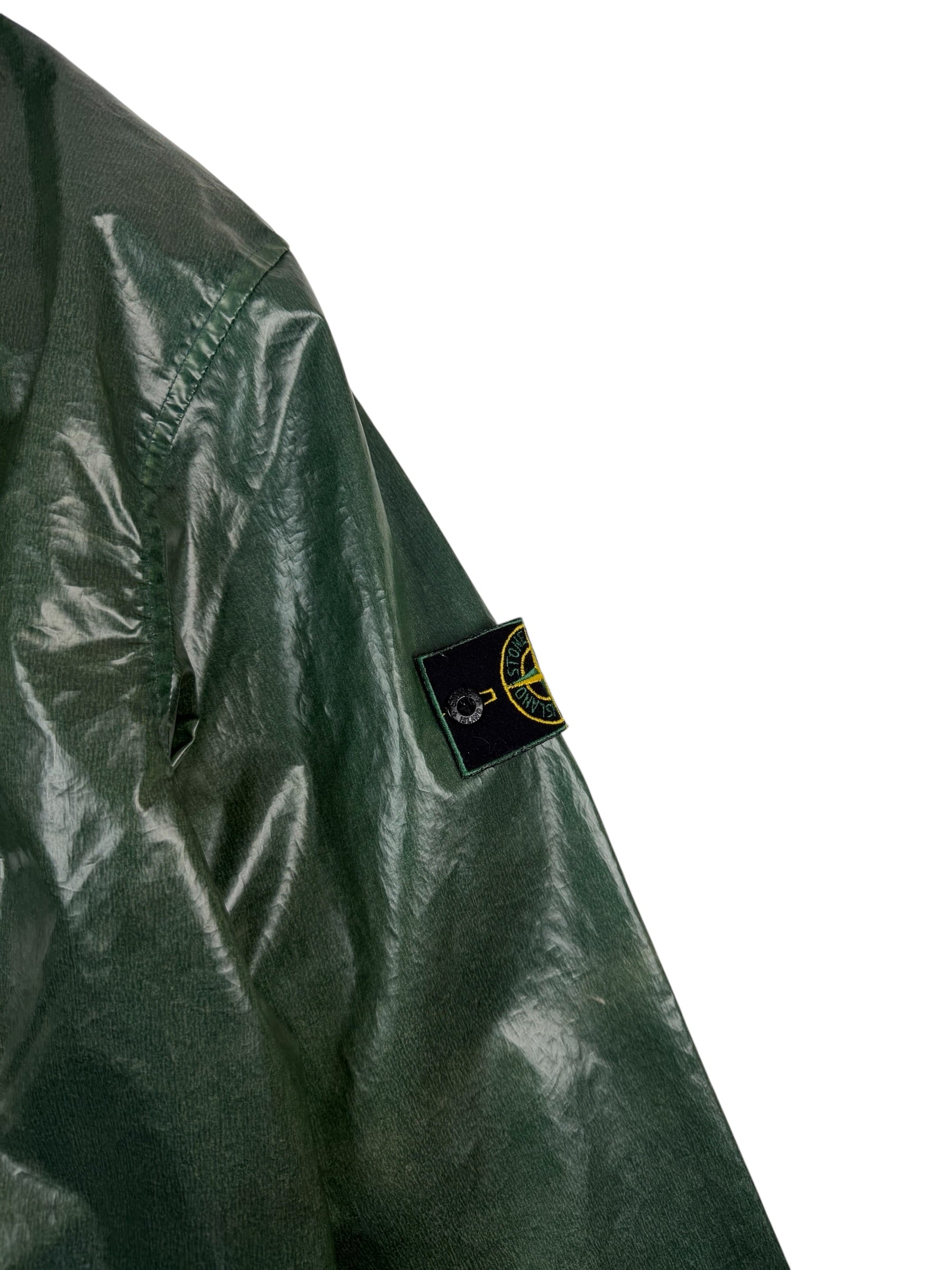 Stone Island 1990 Glazed Silk Trench Coat