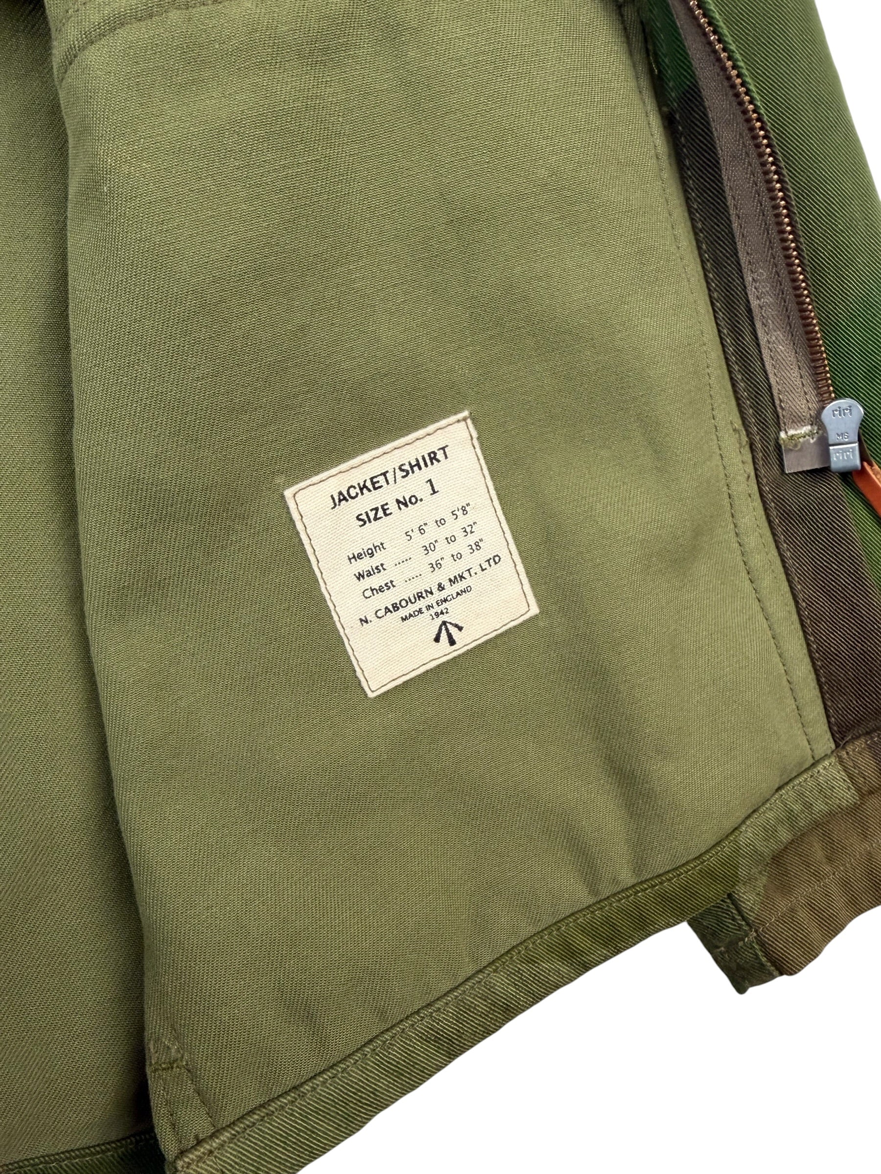 Nigel Cabourn Authentic Camo Zip-Up Parka