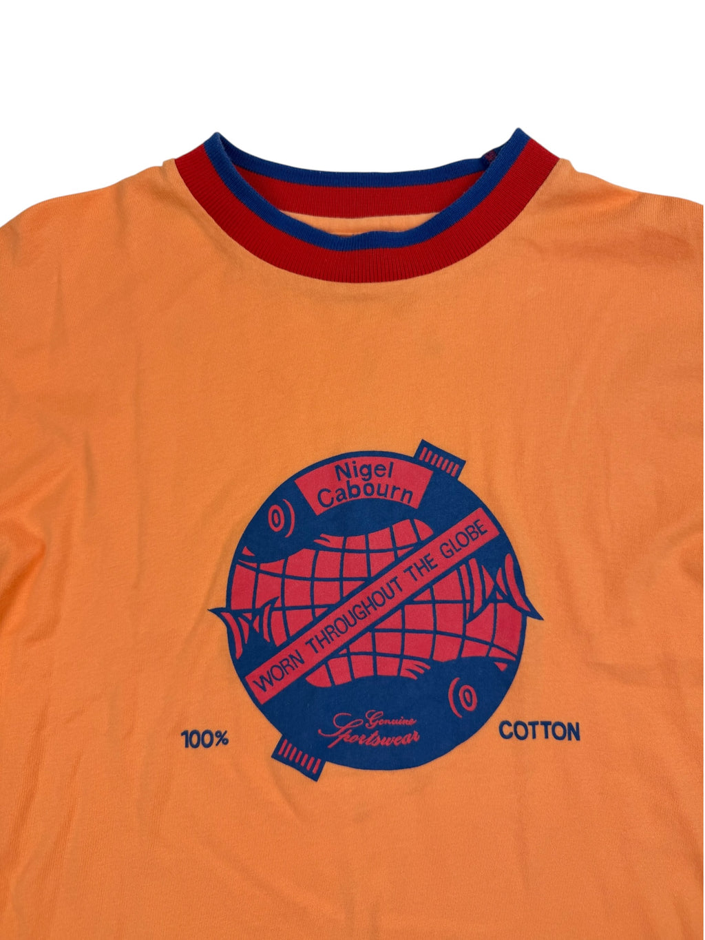 Nigel Cabourn 90s Globe Ringer T-Shirt