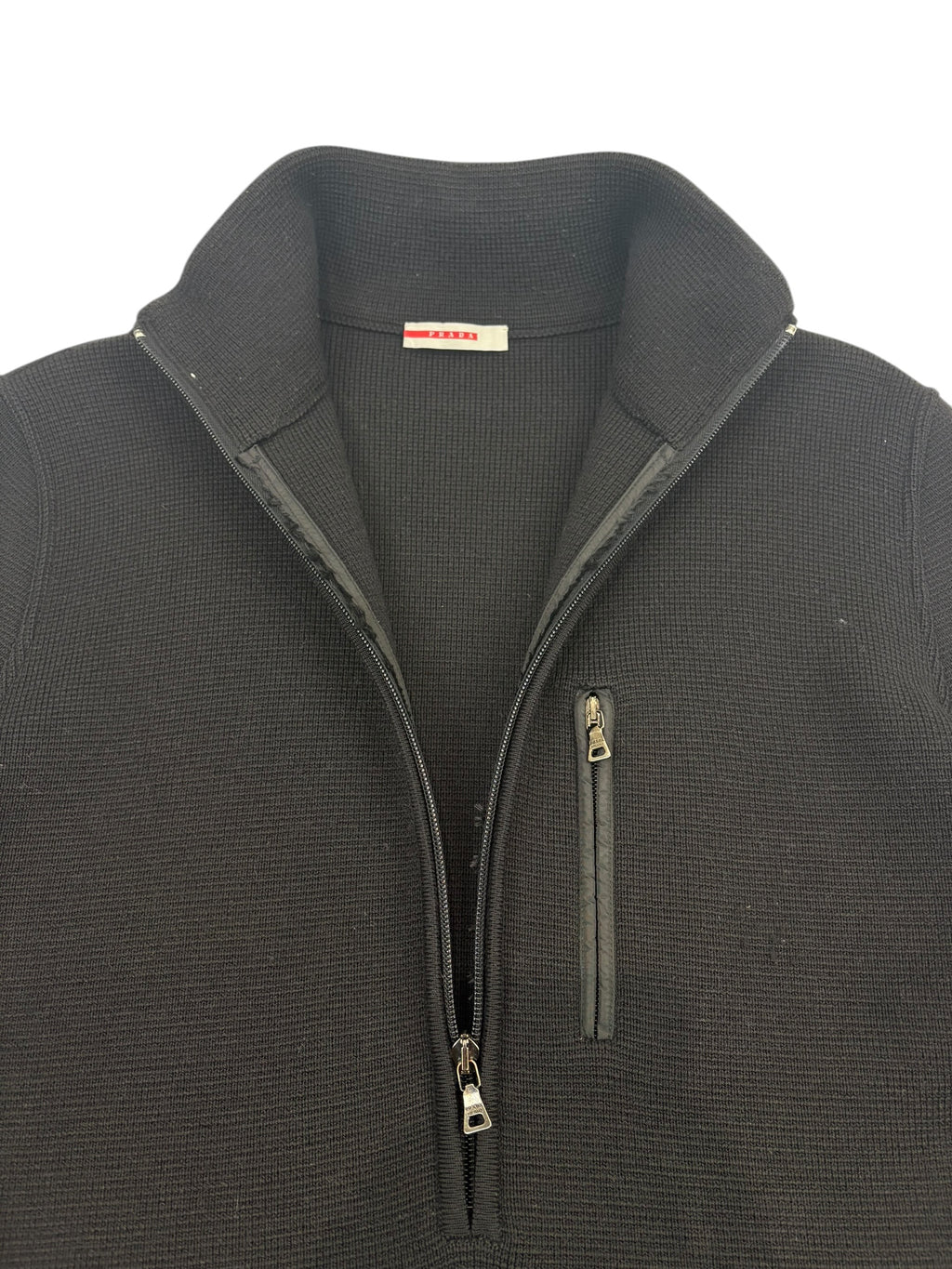Prada Sport 2000s Half Zip Knit Jumper