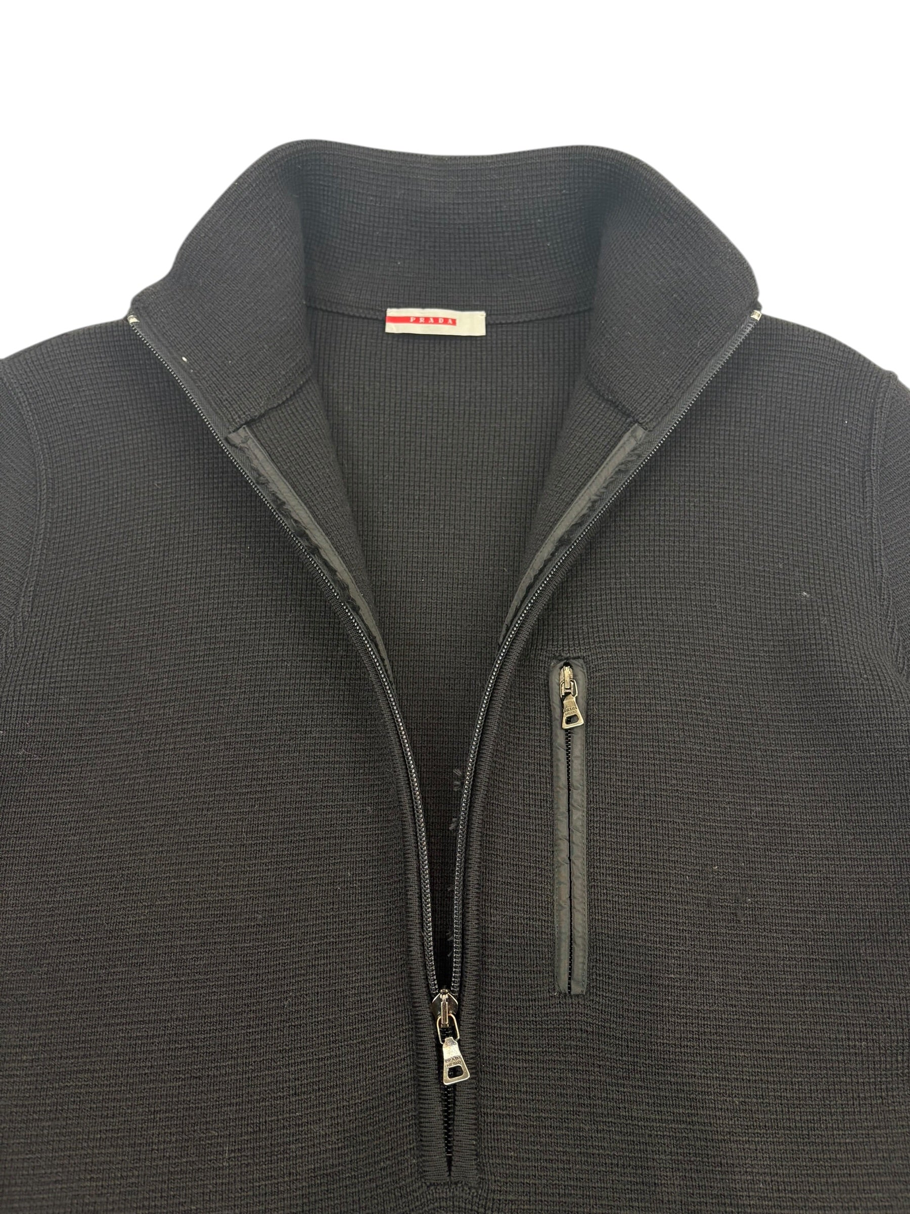 Prada Sport 2000s Half Zip Knit Jumper