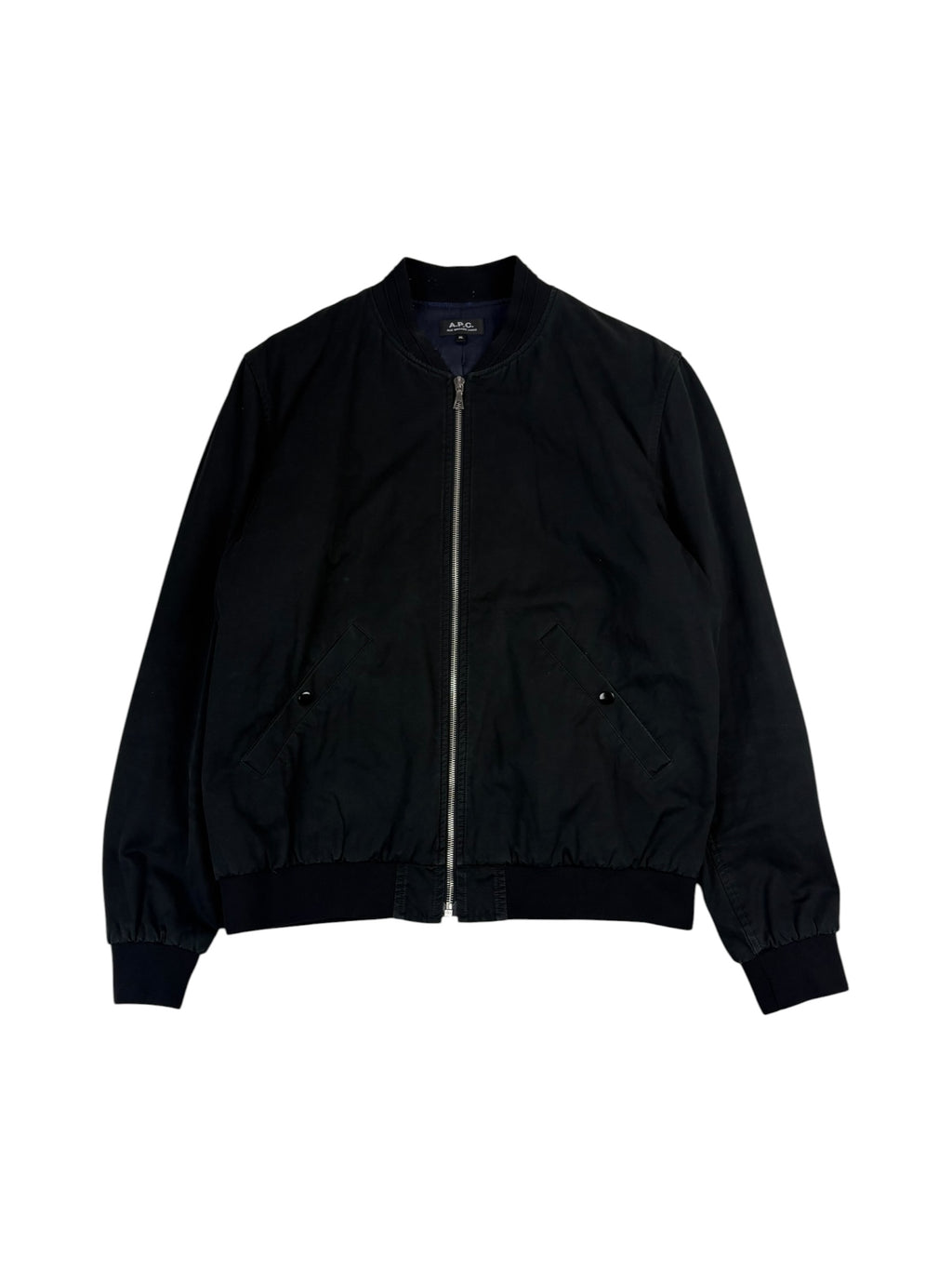 A.P.C Black Bomber Jacket