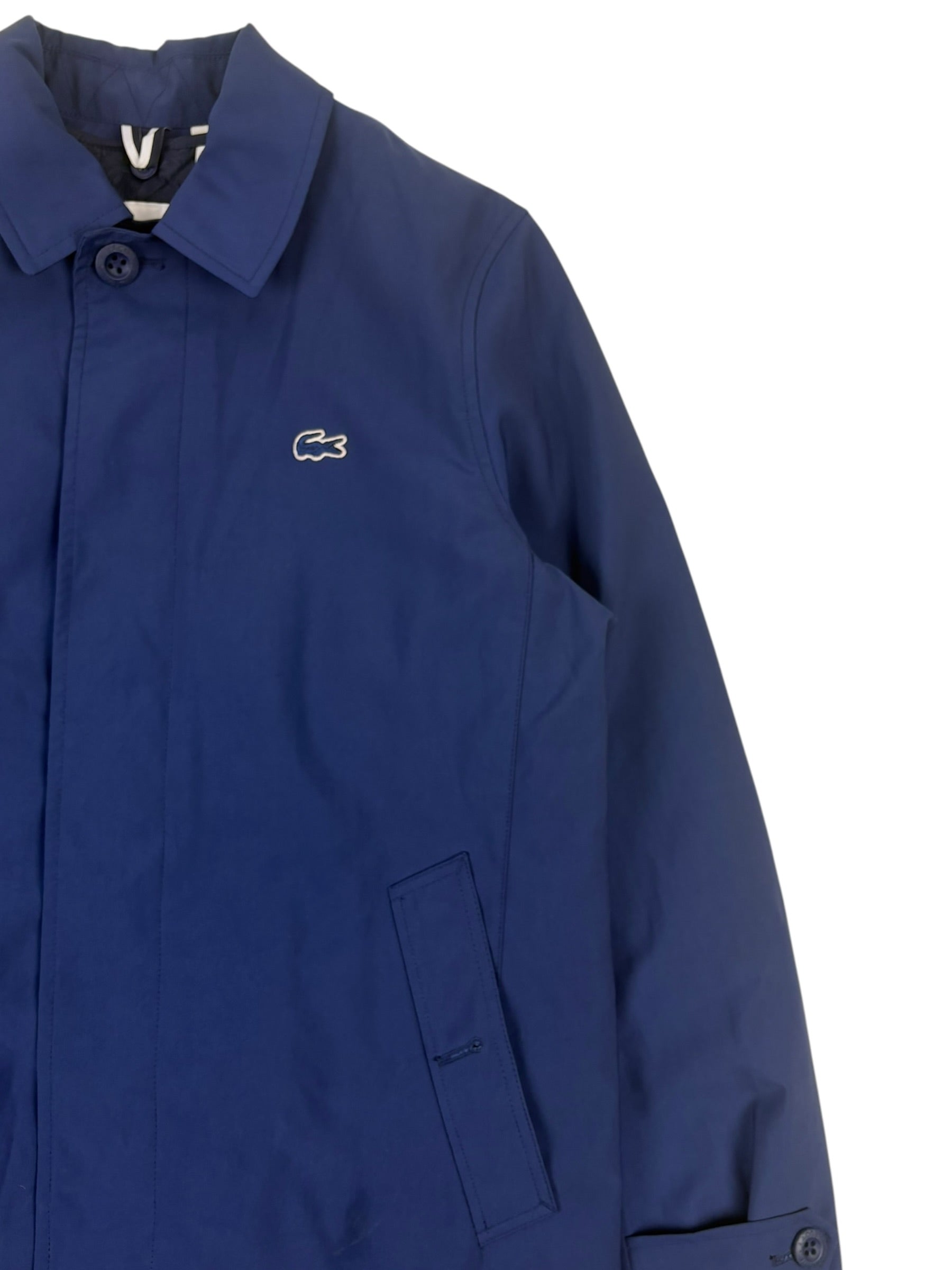 Lacoste Showerproof Cotton Twill Trench Coat