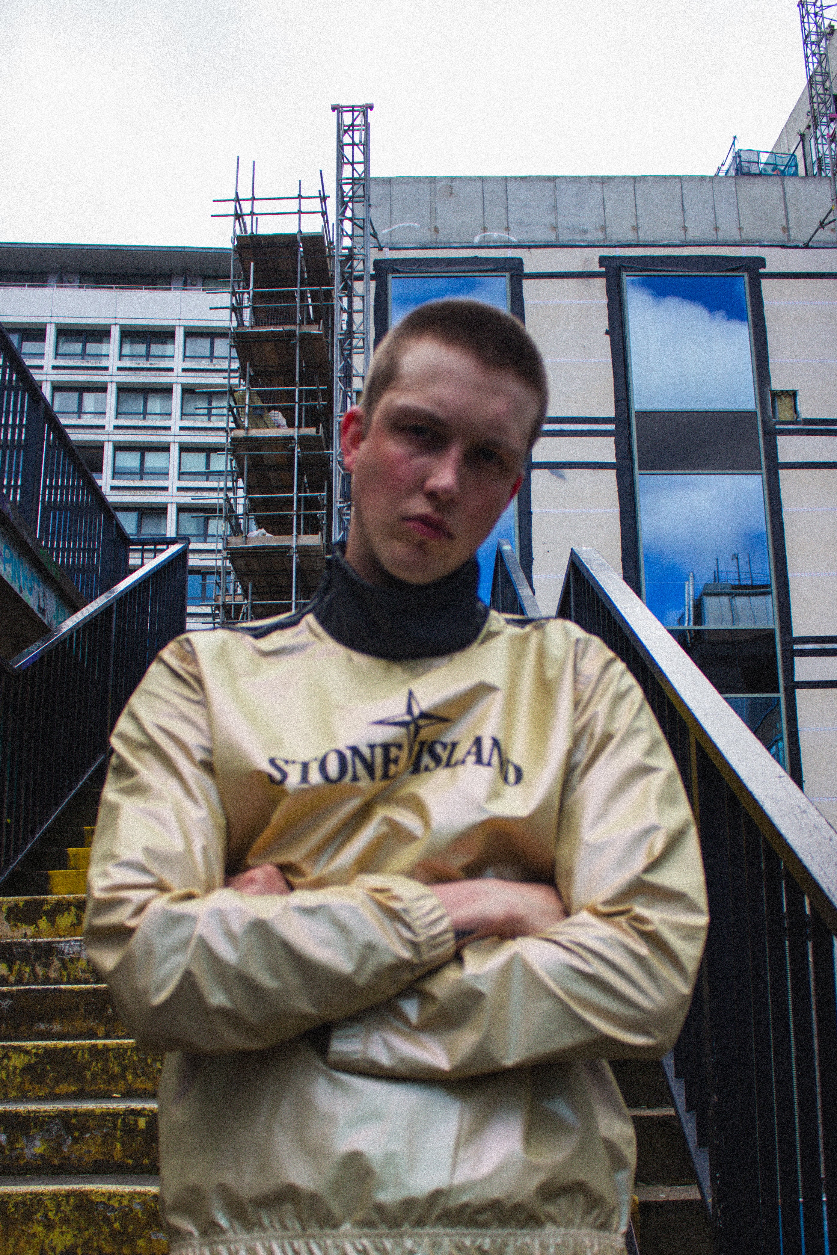 Stone Island Iridescent Tela Reflex Mat Smock
