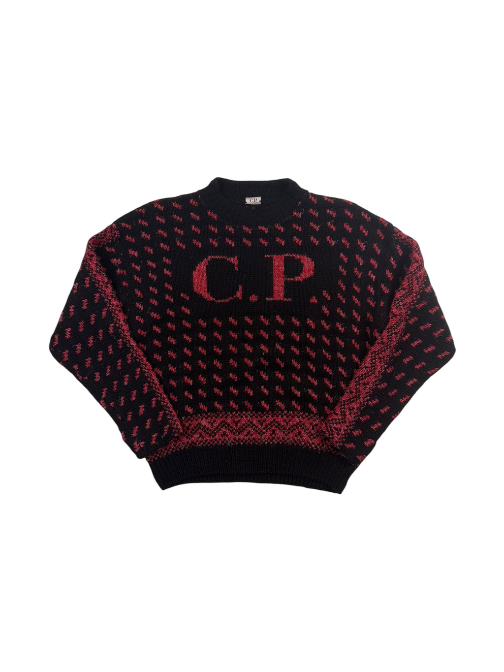C.P. Company 80s Wool Spell-Out Knit