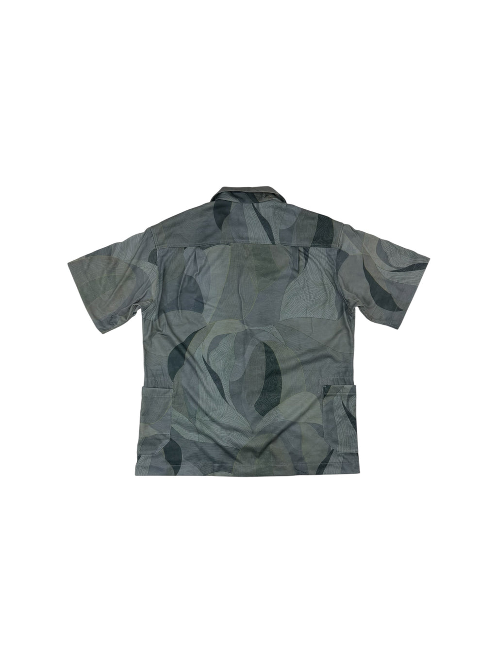 Norbit by Hiroshi Nozawa Leaf Camo Aloha Shirt