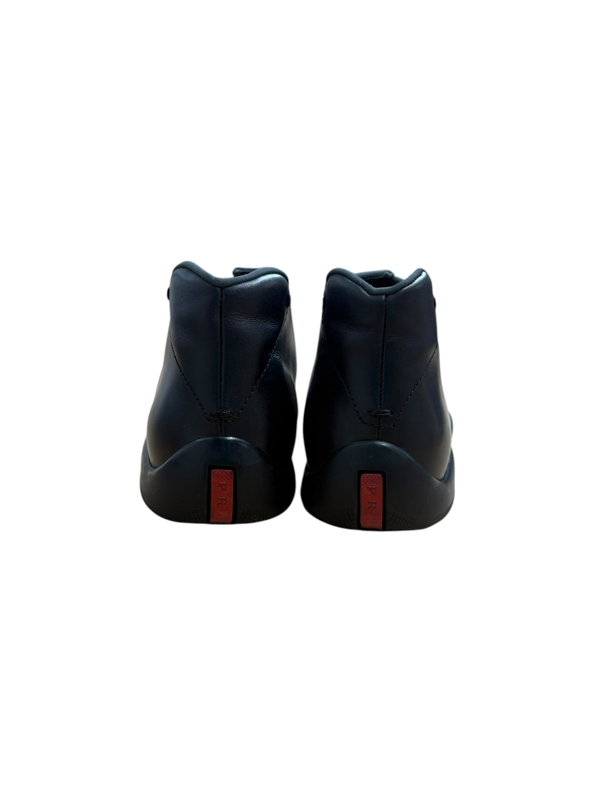 Prada Sports 2000s Leather Moc-Toe Ankle Boots