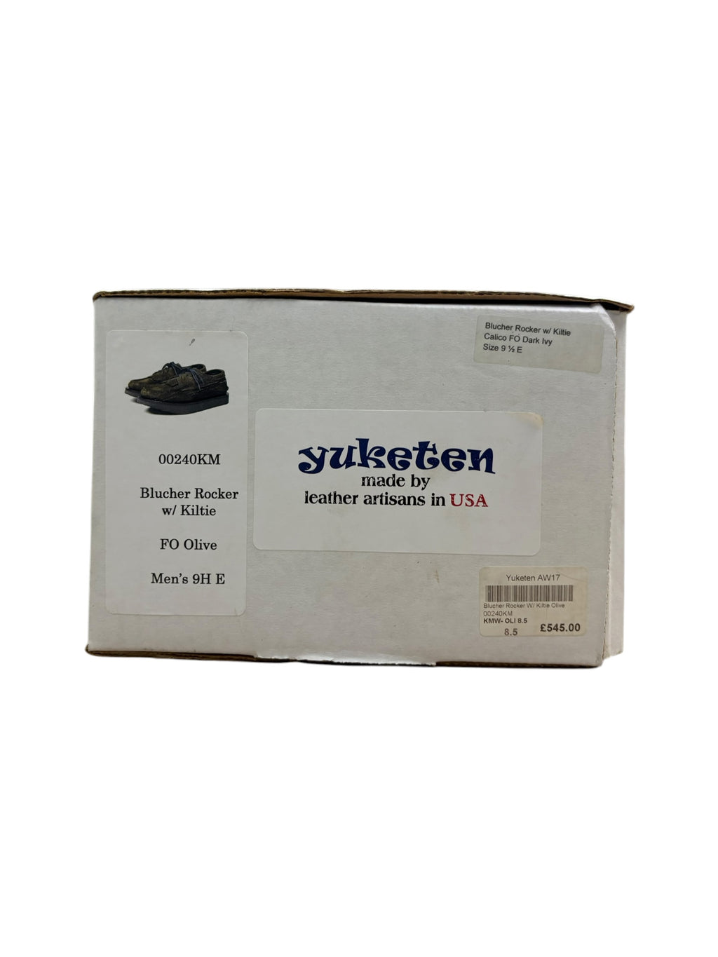 Yuketen Blucher Rocker W / Kiltie Shoes