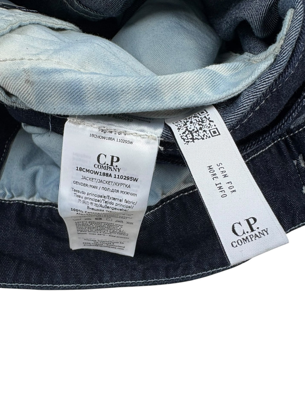 CP Company 3/1 Denim Short Jacket