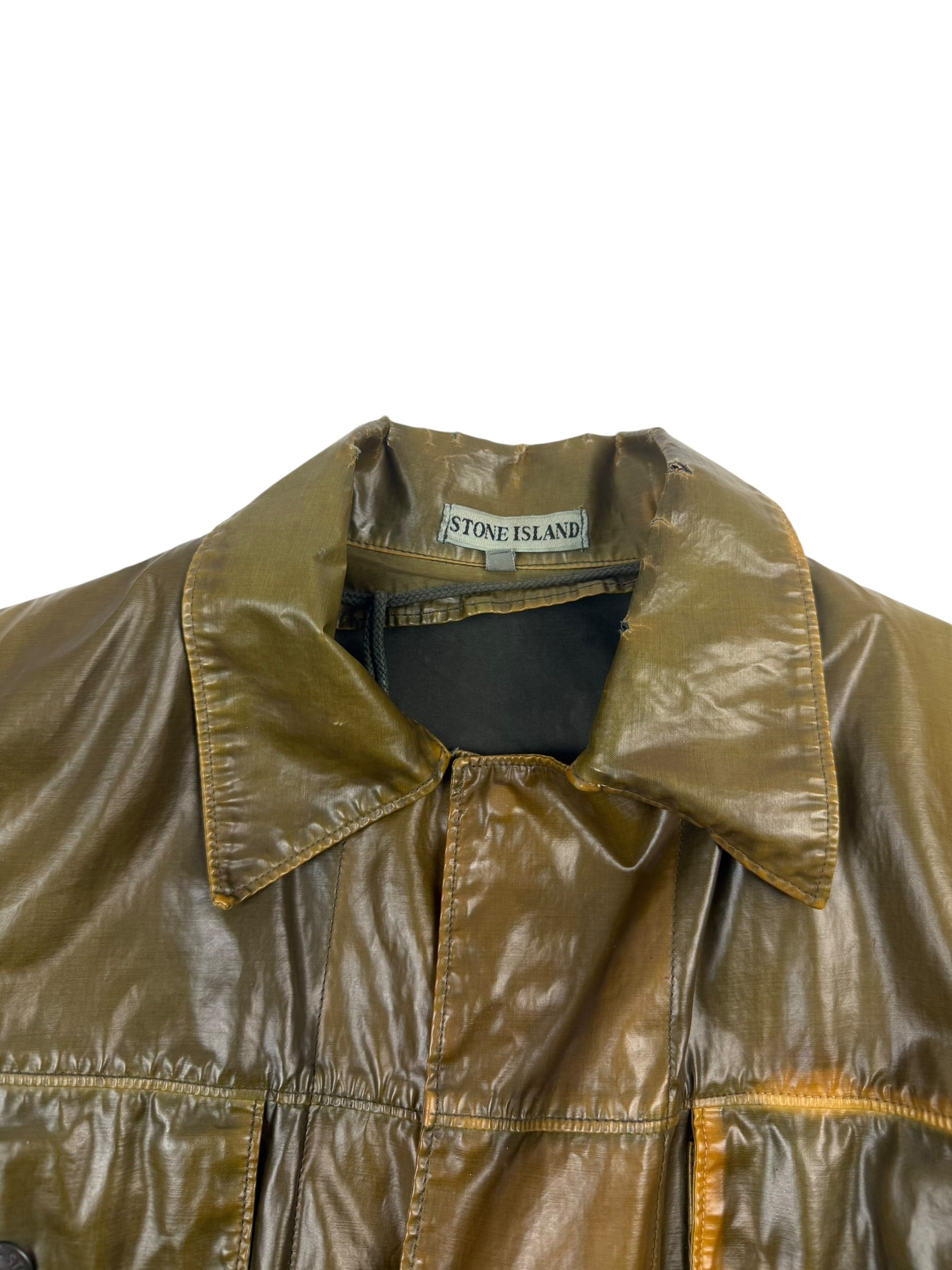 Stone Island AW94 Glazed Raso Gommato Jacket
