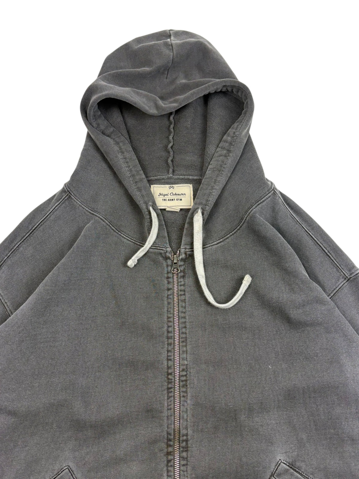 Nigel Cabourn Army Gym Zip Up Hoodie