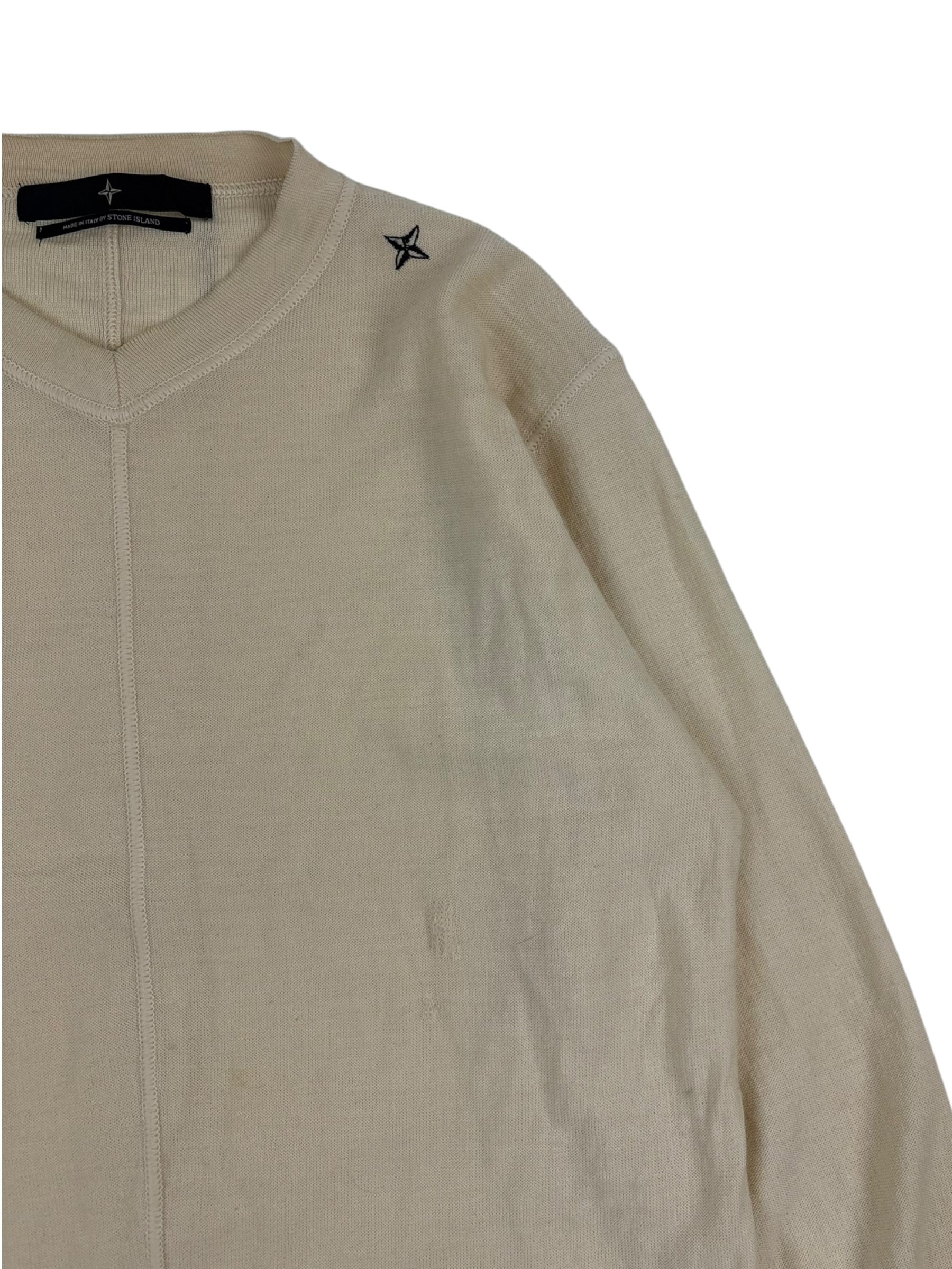 Stone Island Denims AW04 Cream Wool Sweater