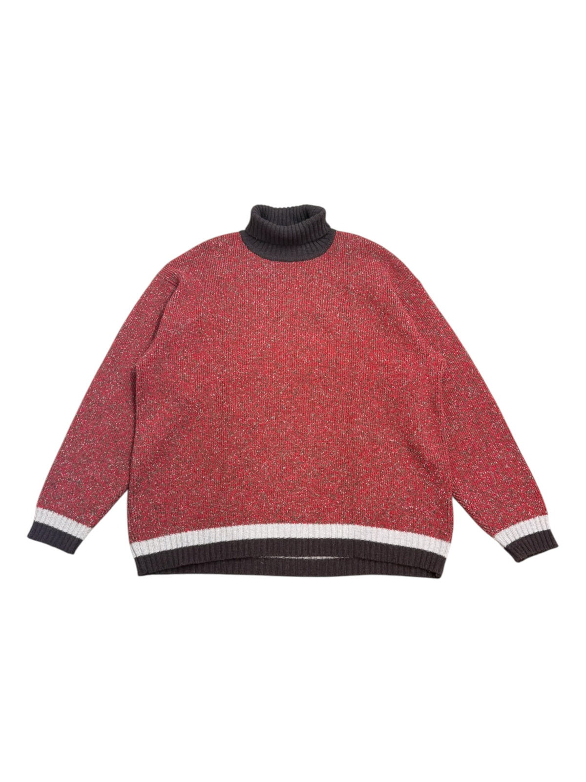 Chipie 90s Heavyweight Roll Neck Marled Knit