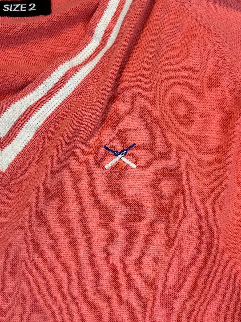 Nigel Cabourn Cricket Club 1980s V-Neck Sweater