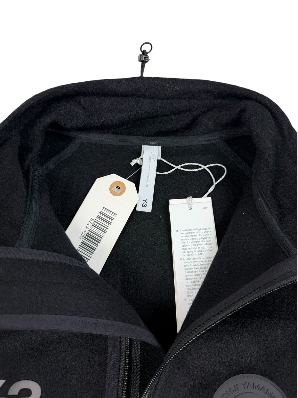 Y-3 Logo Appliqué Fleece Jacket