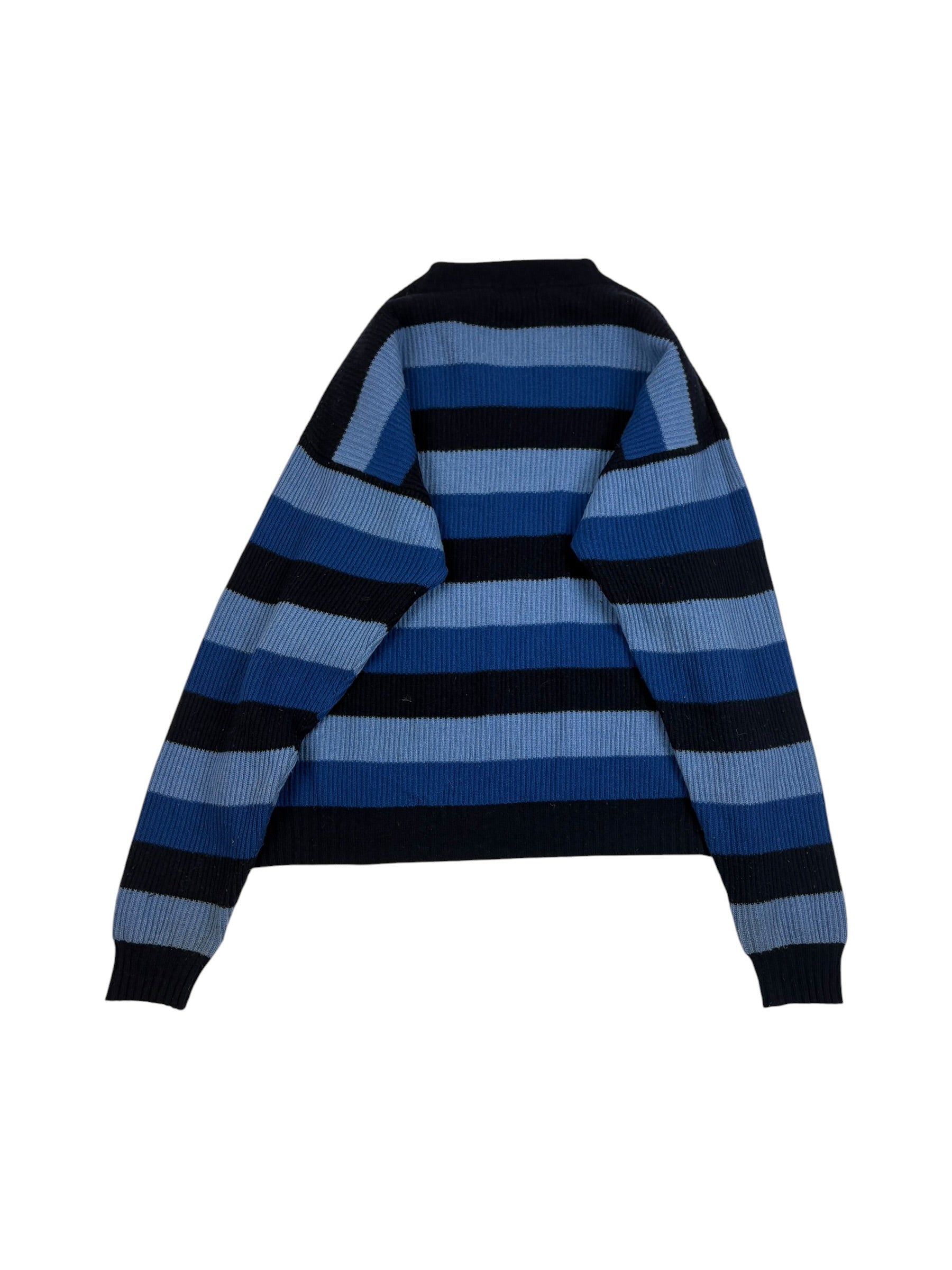 Nigel Cabourn Sportswear 90s Striped Wool Sweatshirt