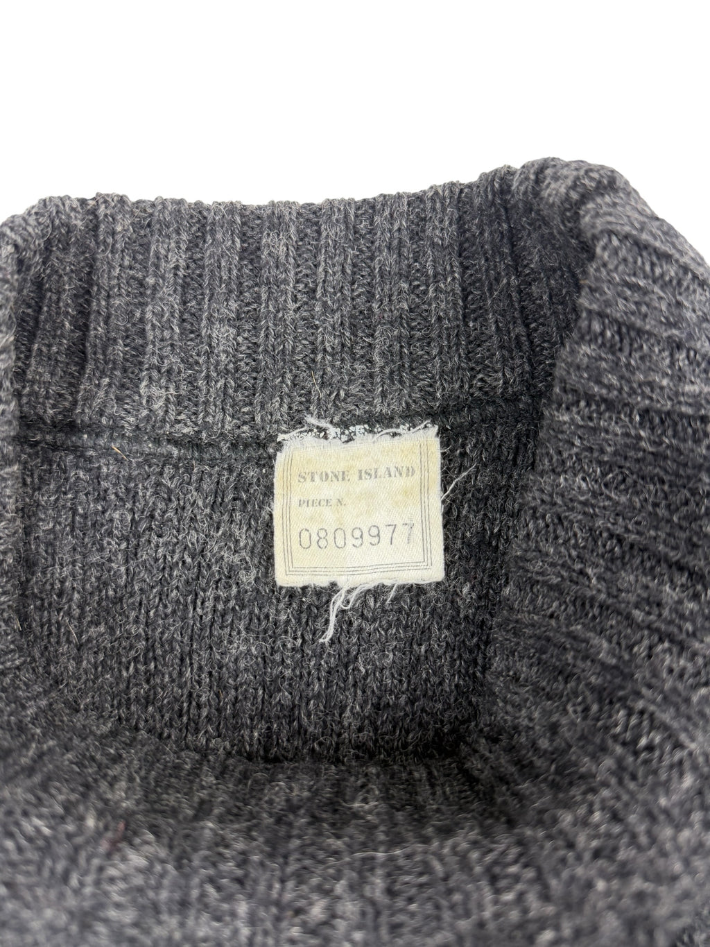 Stone Island AW86 Spell-Out Wool Knit