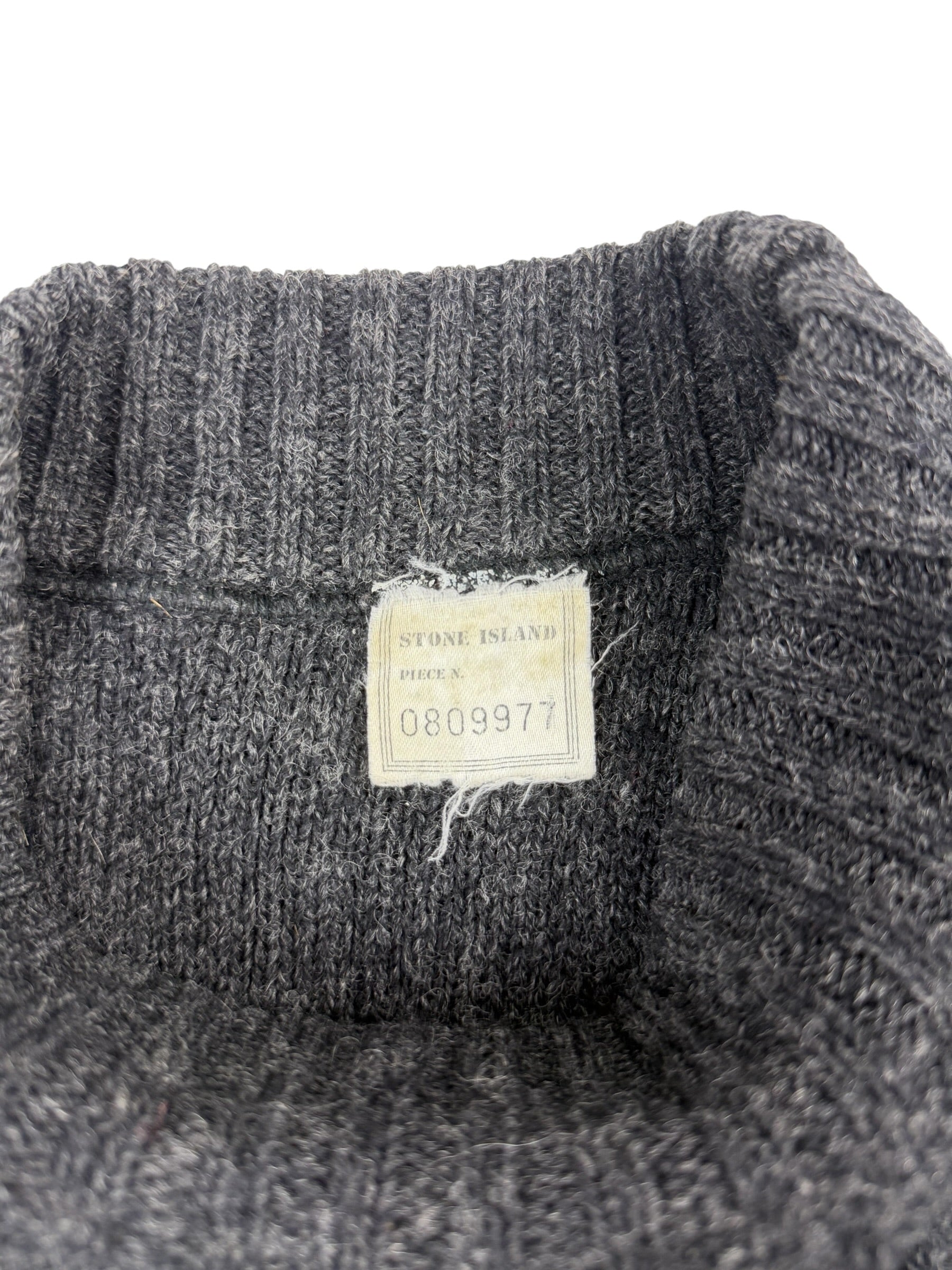 Stone Island AW86 Spell-Out Wool Knit
